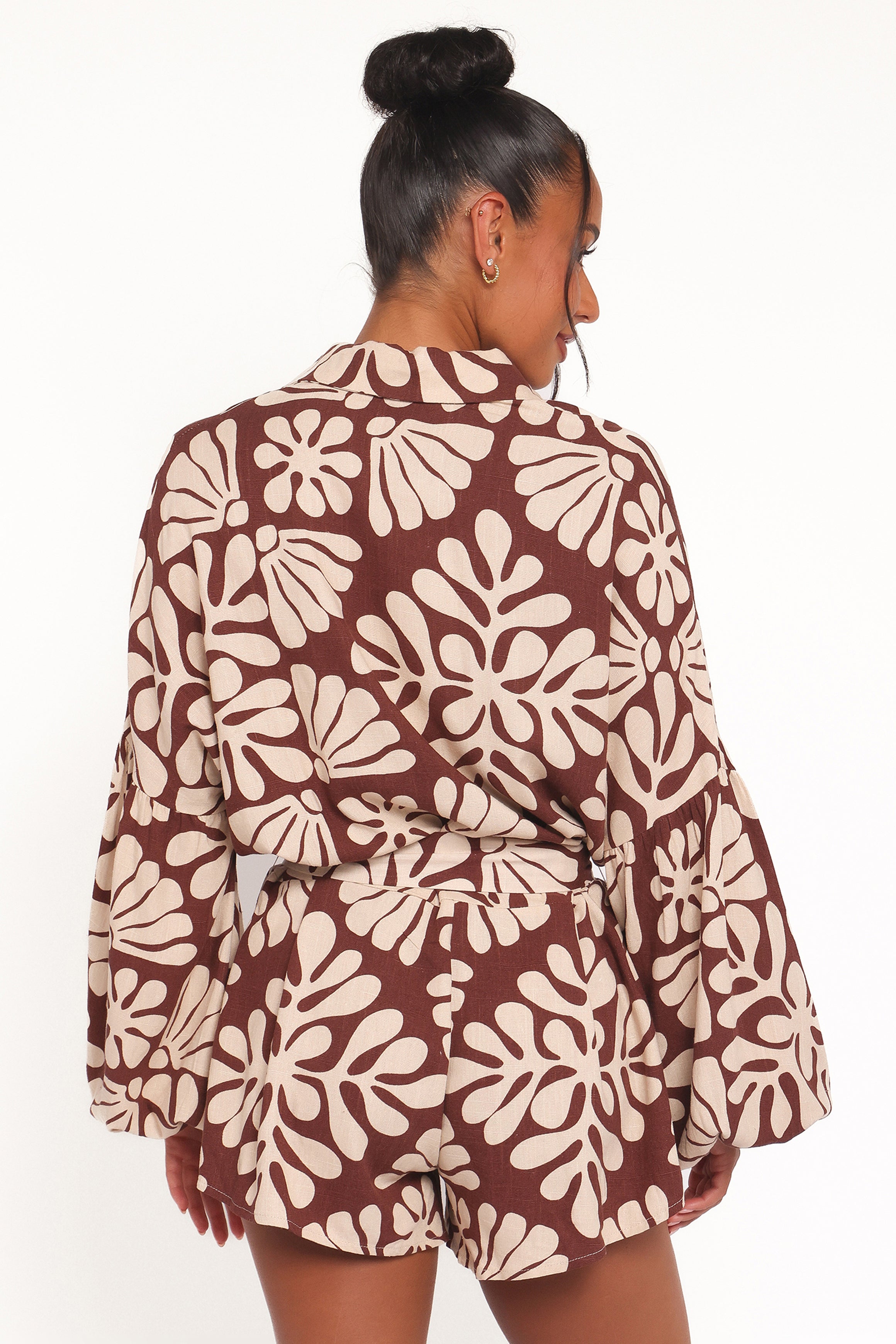 PLAYSUITS Tansy Playsuit - Brown Floral