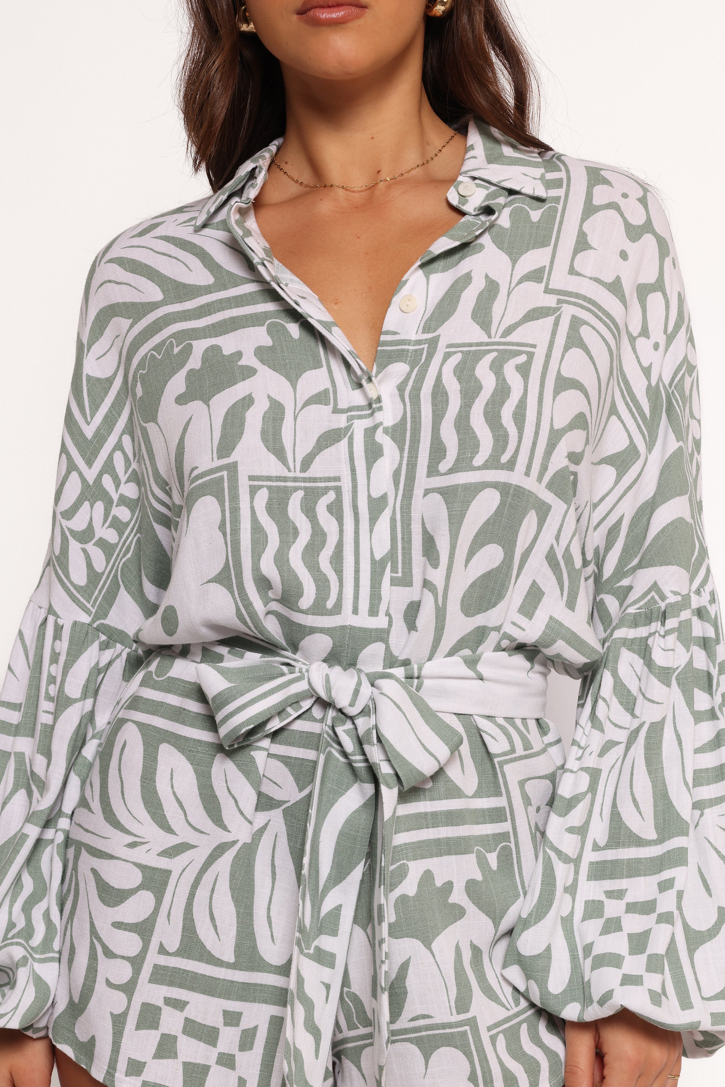 PLAYSUITS Tansy Playsuit - Sage Print