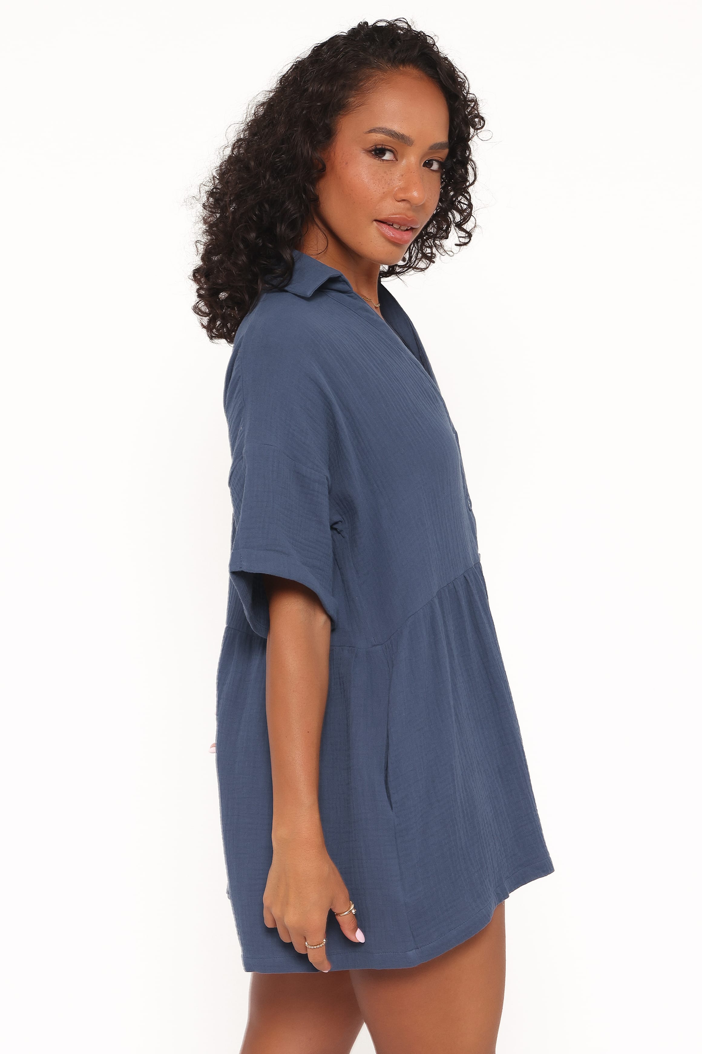 PLAYSUITS Winny Playsuit - Denim Blue