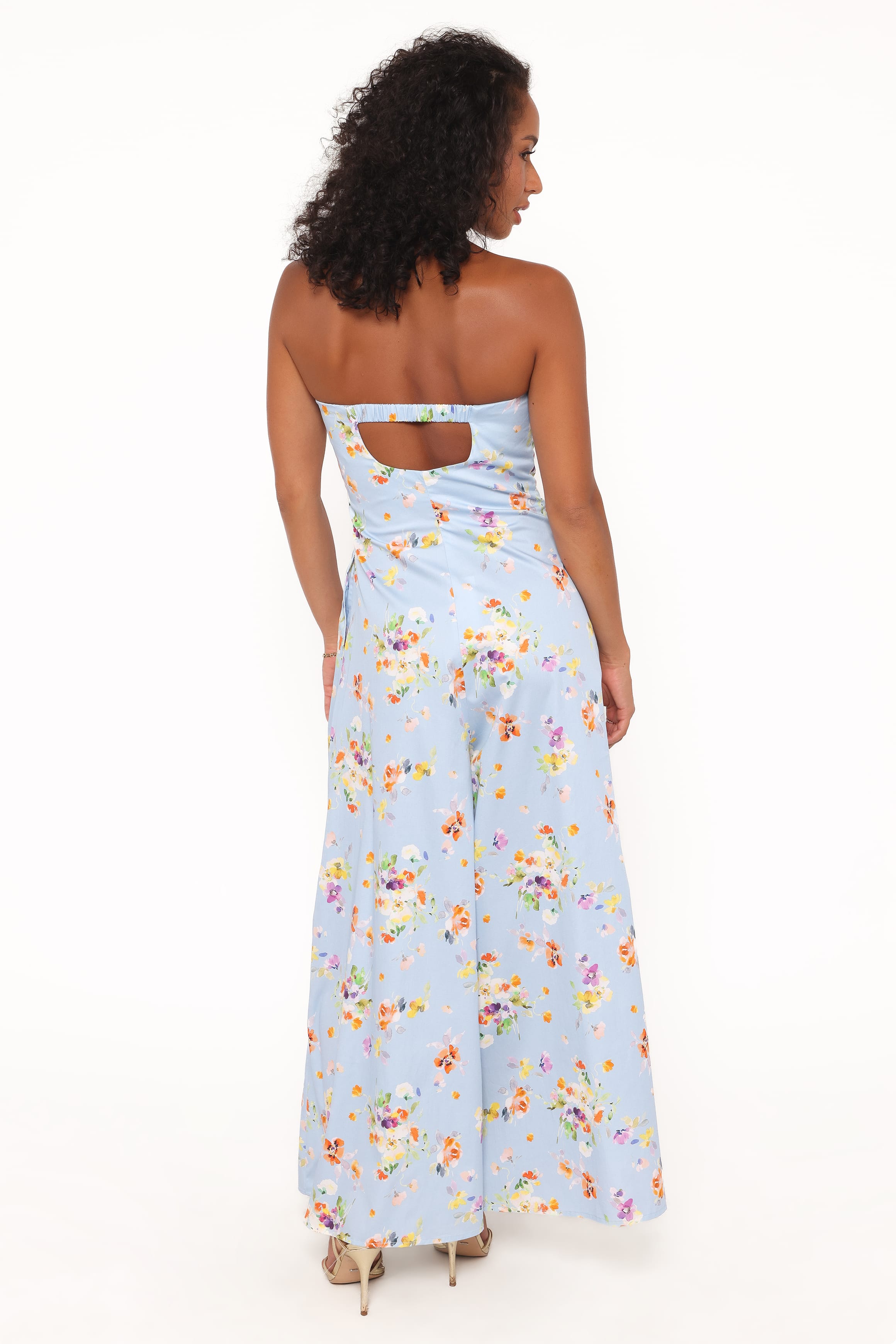 PLAYSUITS Wren Jumpsuit - Cornflower Blue Floral