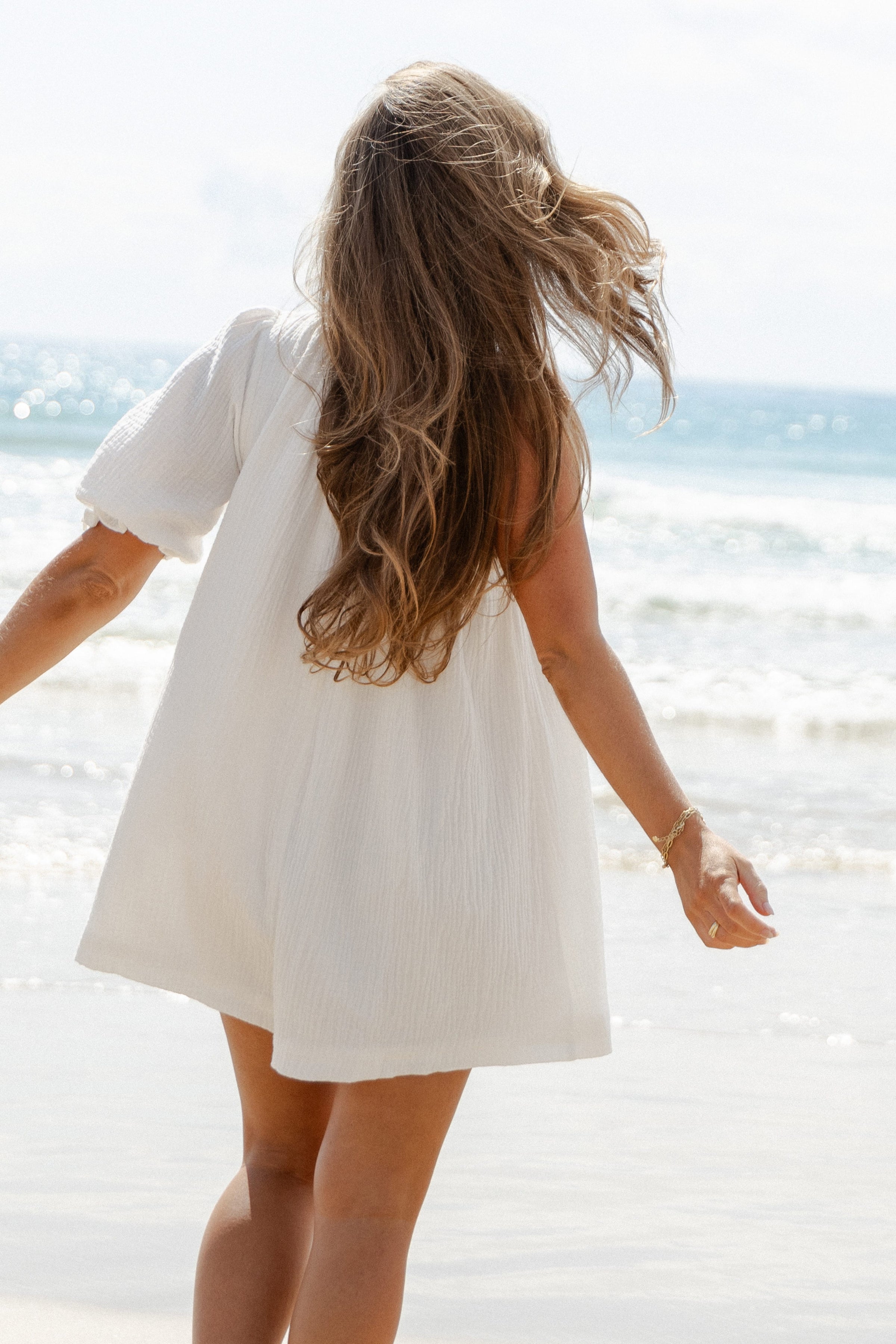 PLAYSUITS Zya One Shoulder Playsuit - White
