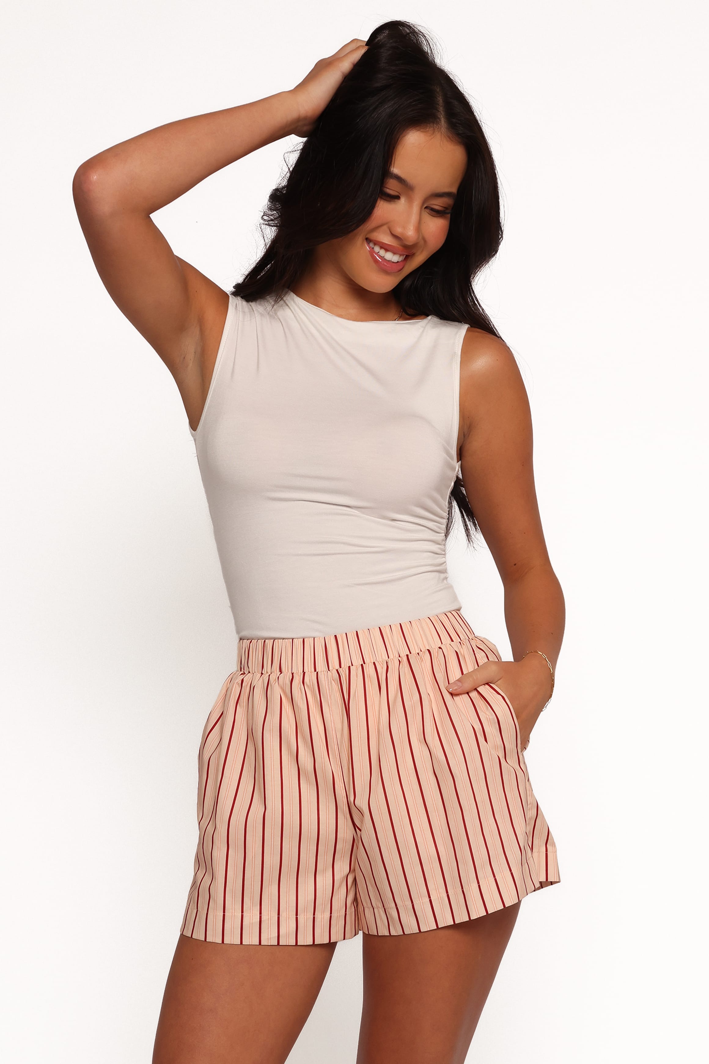 SETS Aiesha Short Set - Pink Stripe