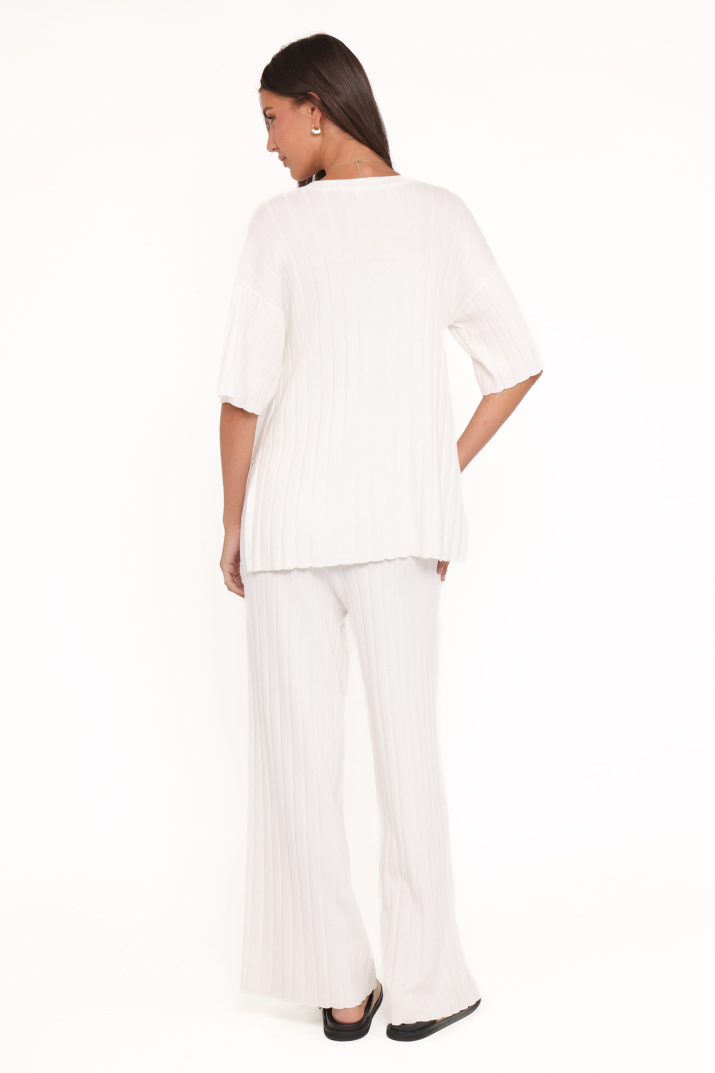 SETS Alix Ribbed Knit Set - Cream