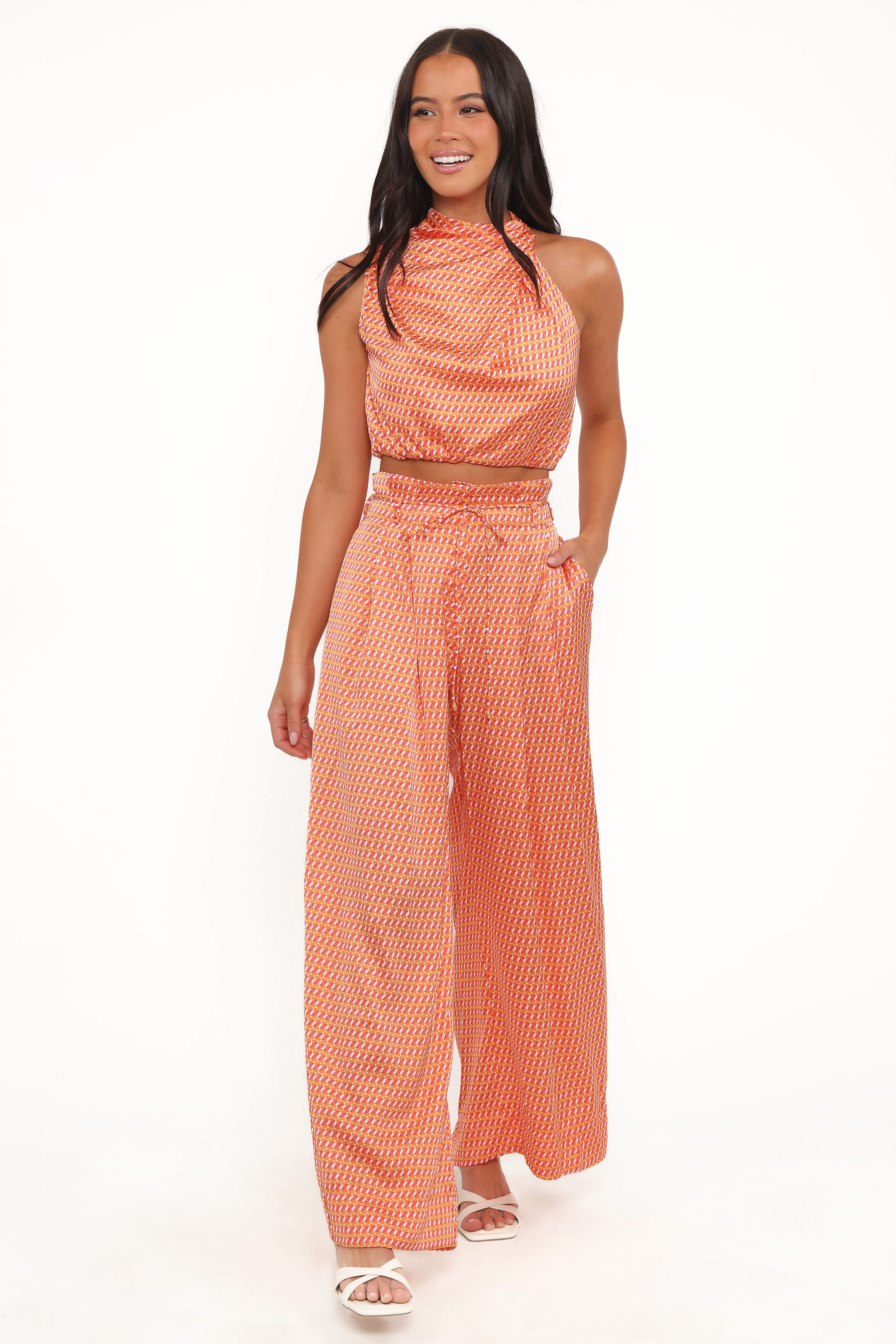 SETS Althea Pant Set - Orange
