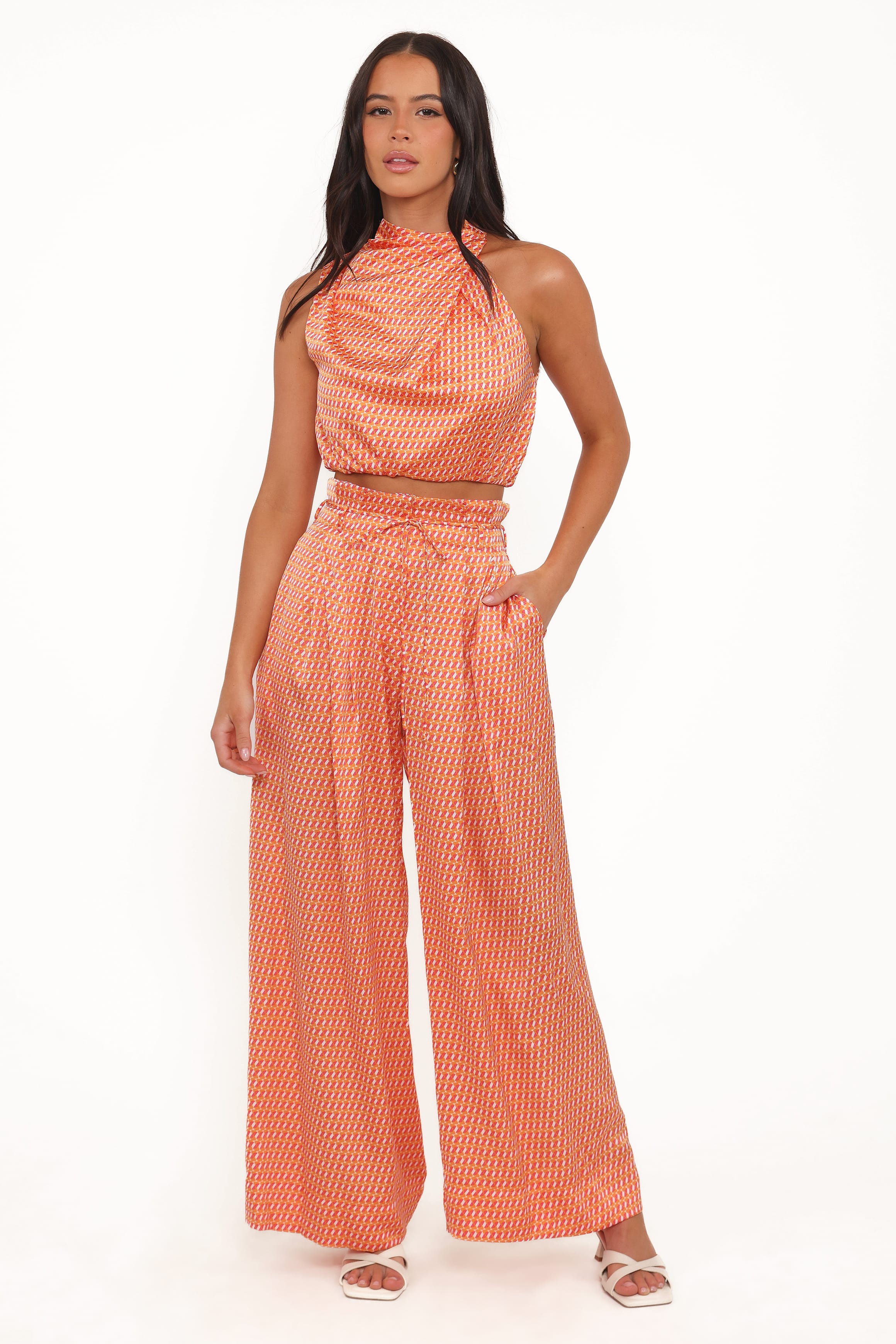 SETS Althea Pant Set - Orange
