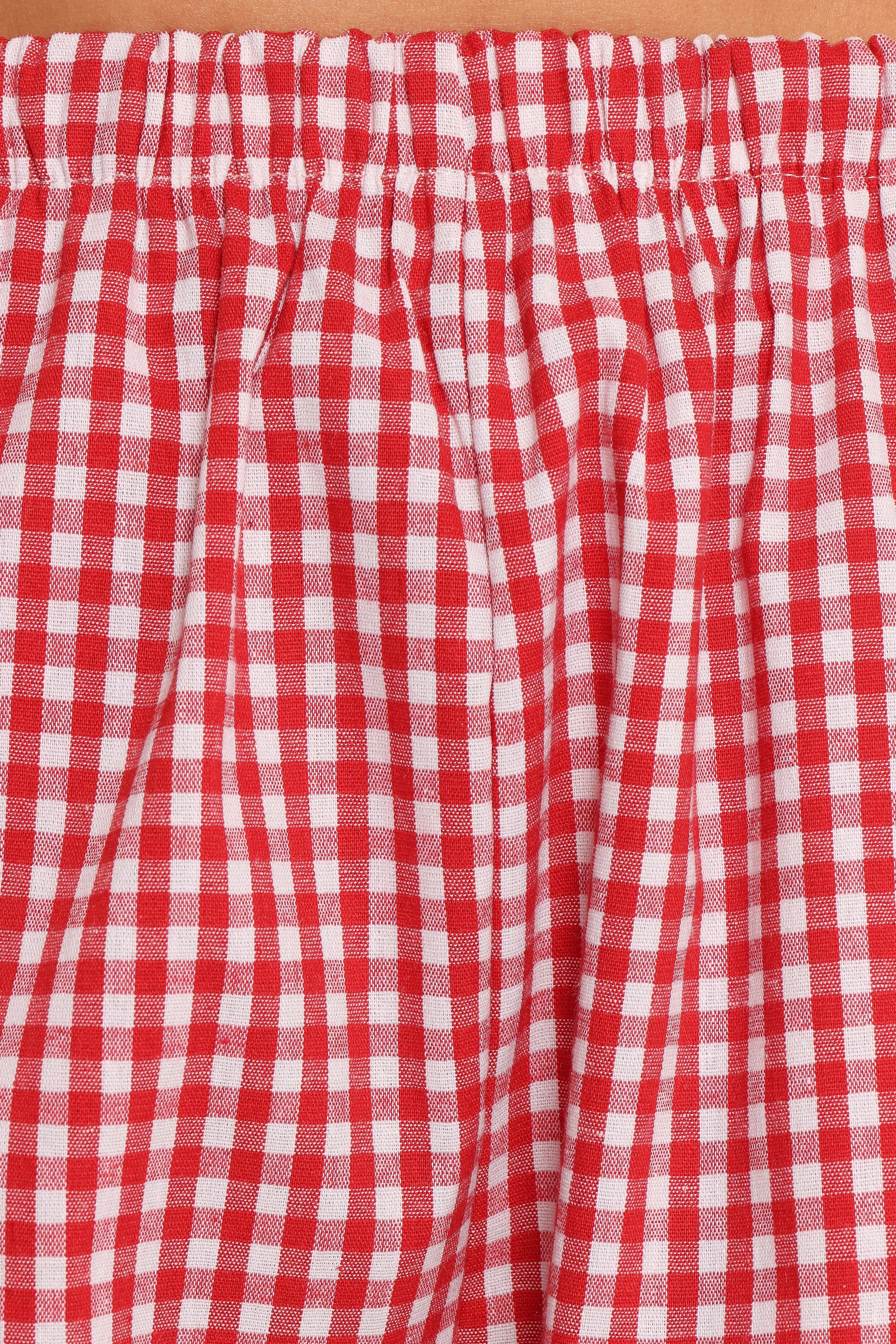 SETS Amalfi Tee Set - Gingham Mango
