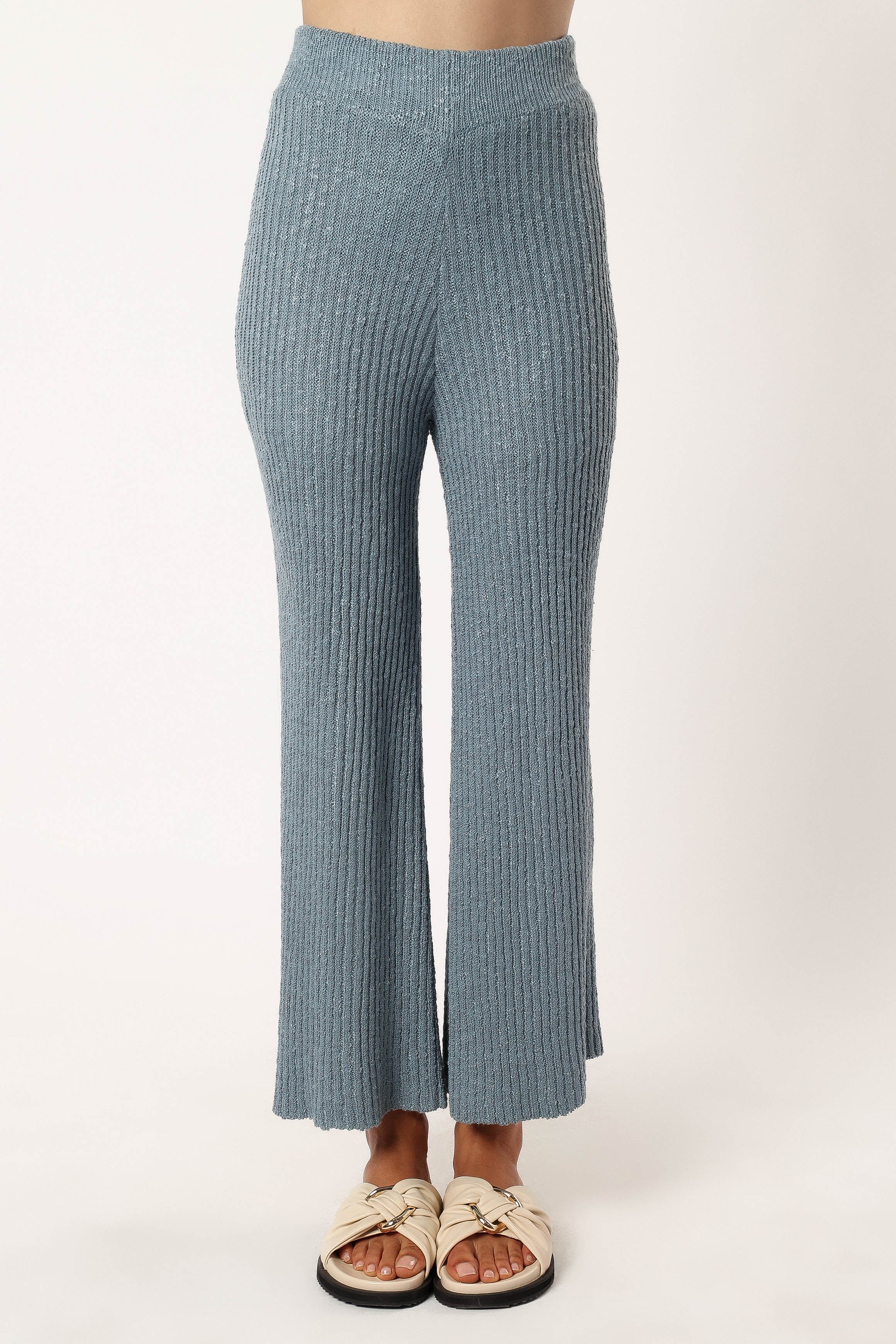 SETS @Anna Knitted Set - Dusty Blue