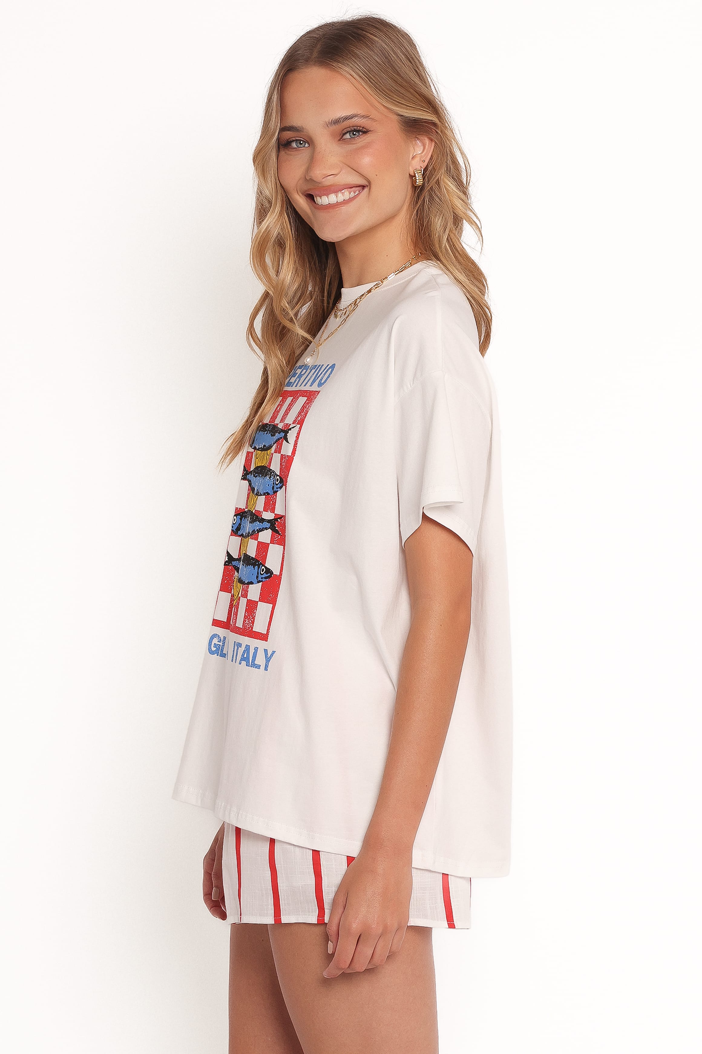 SETS Apertivo Tee Set - White Red Apertivo