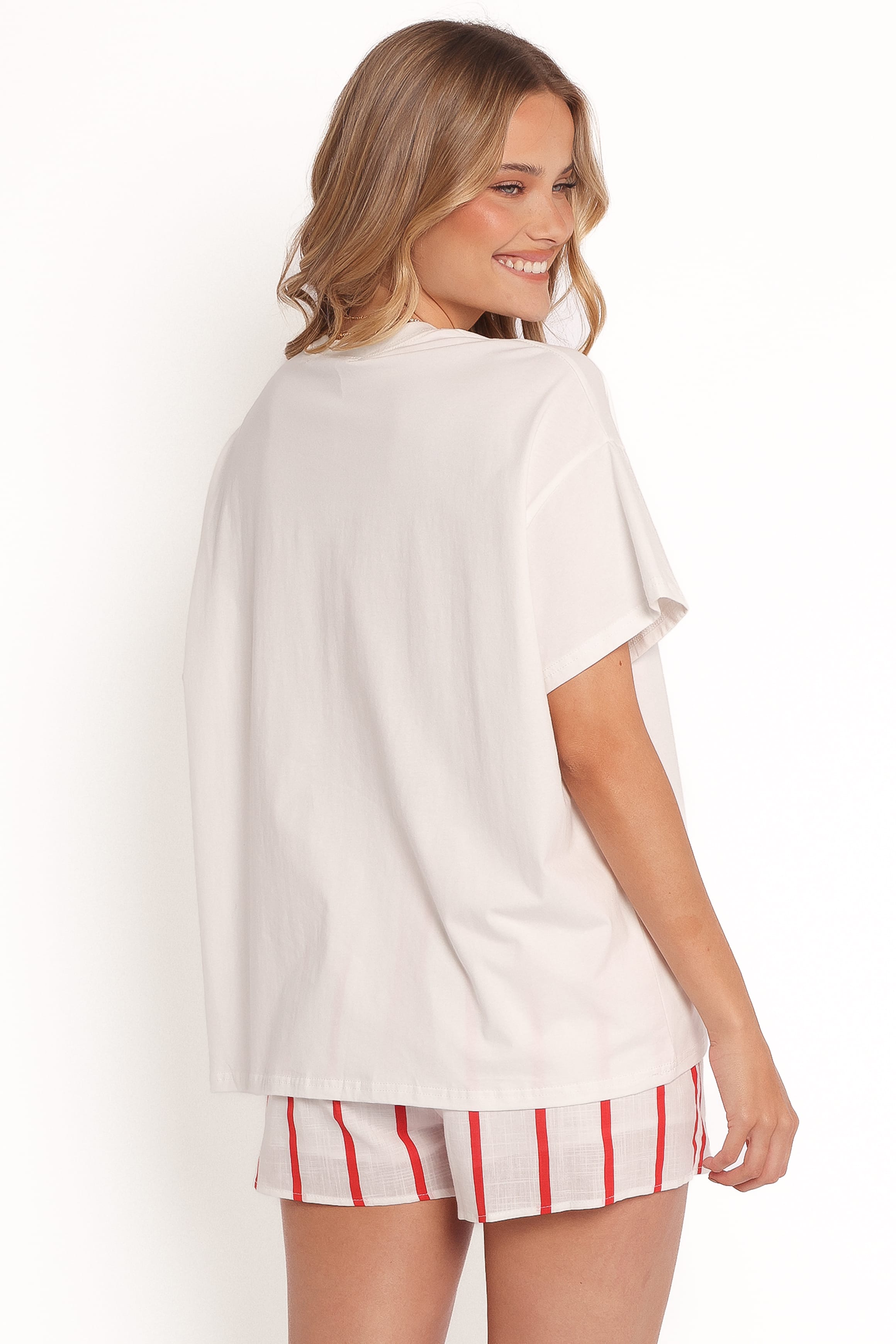 SETS Apertivo Tee Set - White Red Apertivo