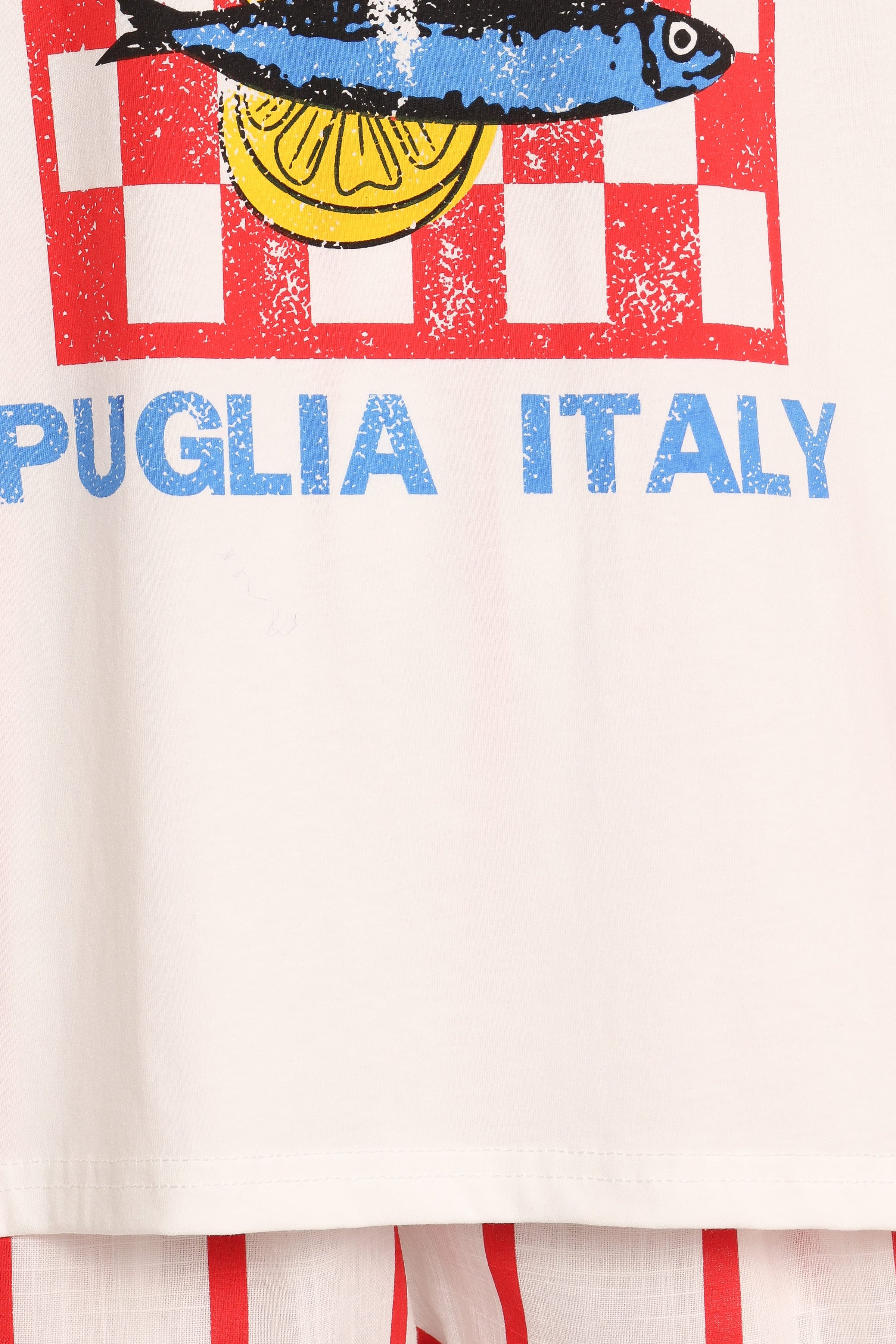 SETS Apertivo Tee Set - White Red Apertivo