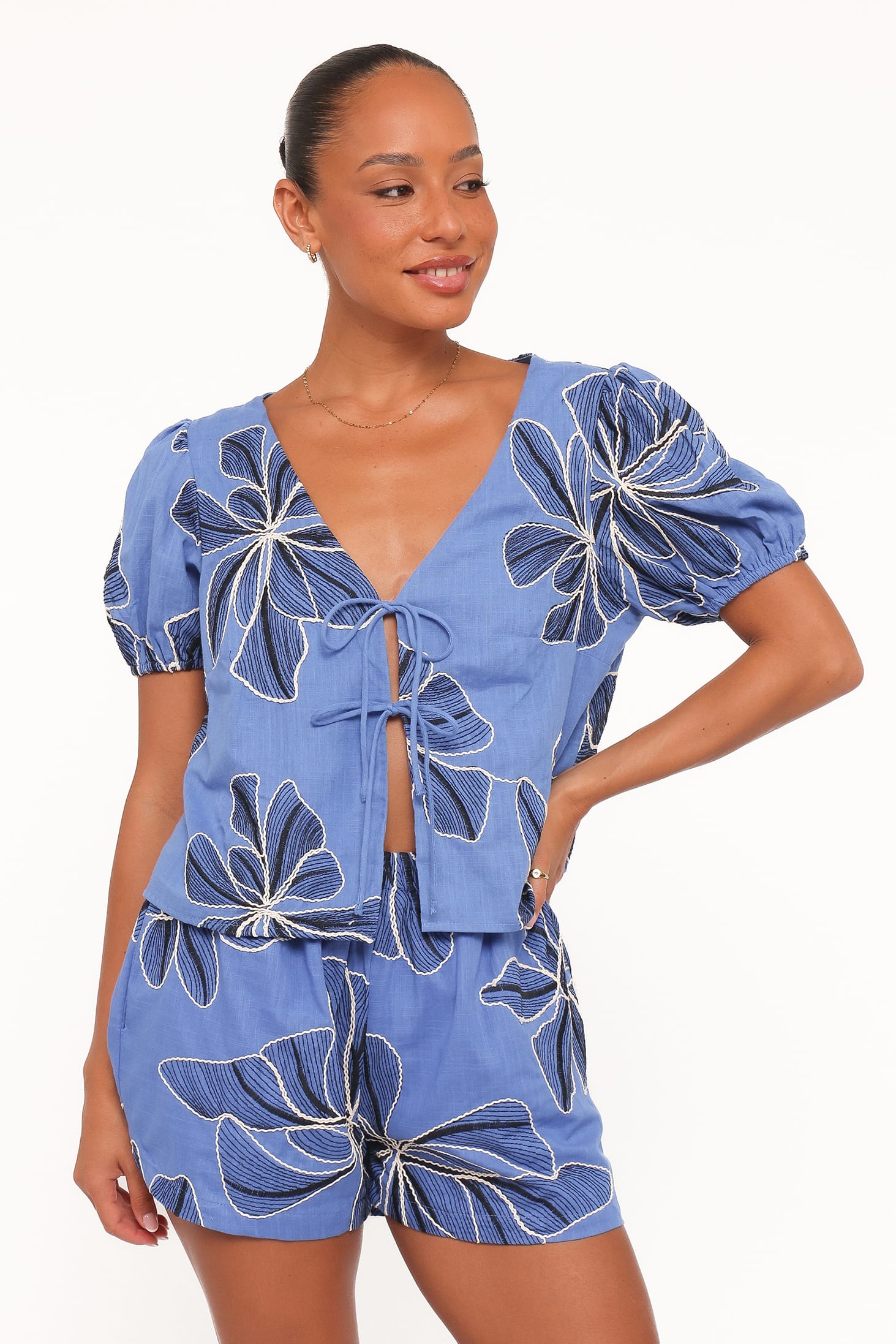 SETS Asta Short Set - Blue Floral