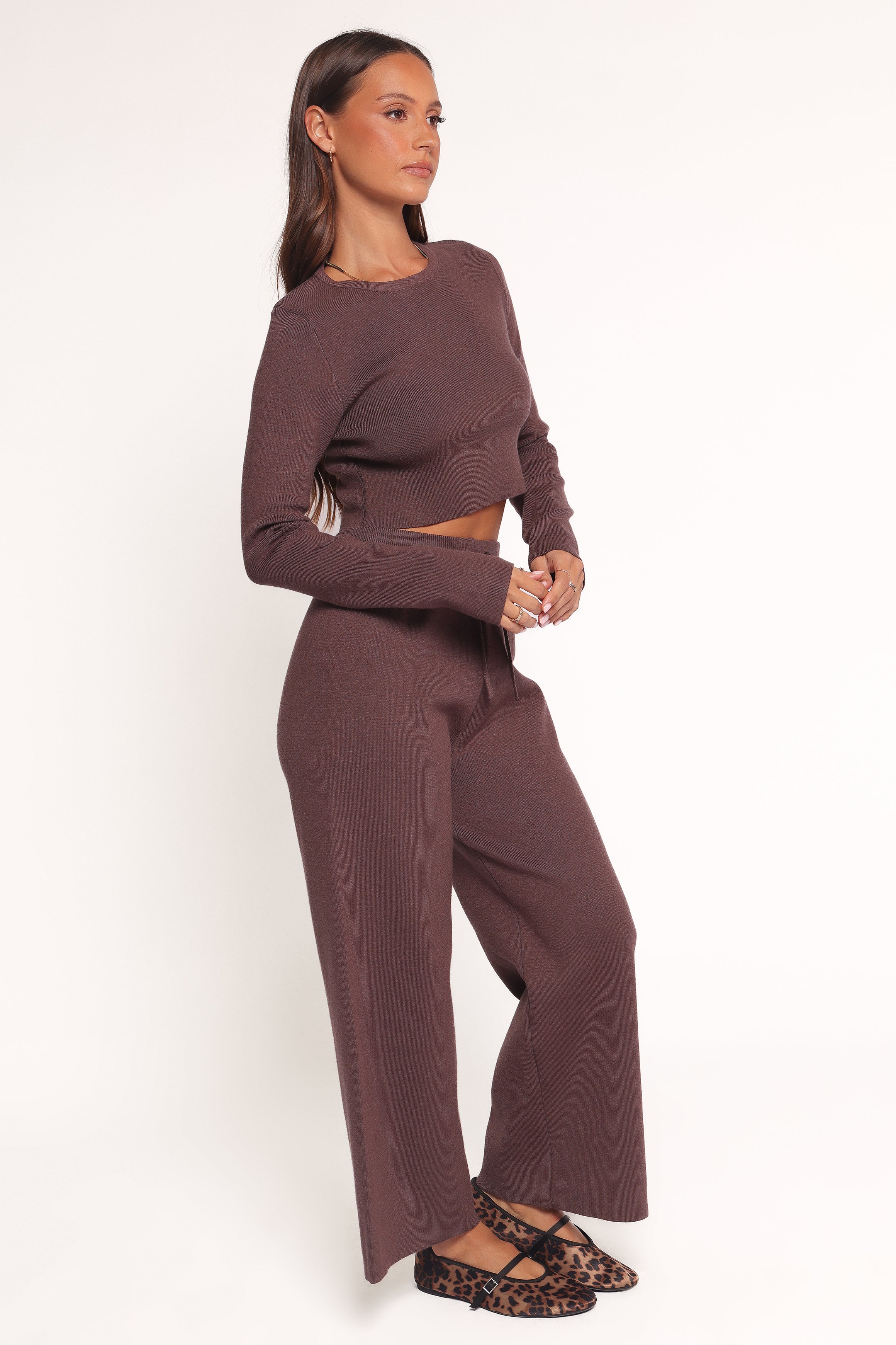 SETS Ayers Long Sleeve Set - Chocolate Brown