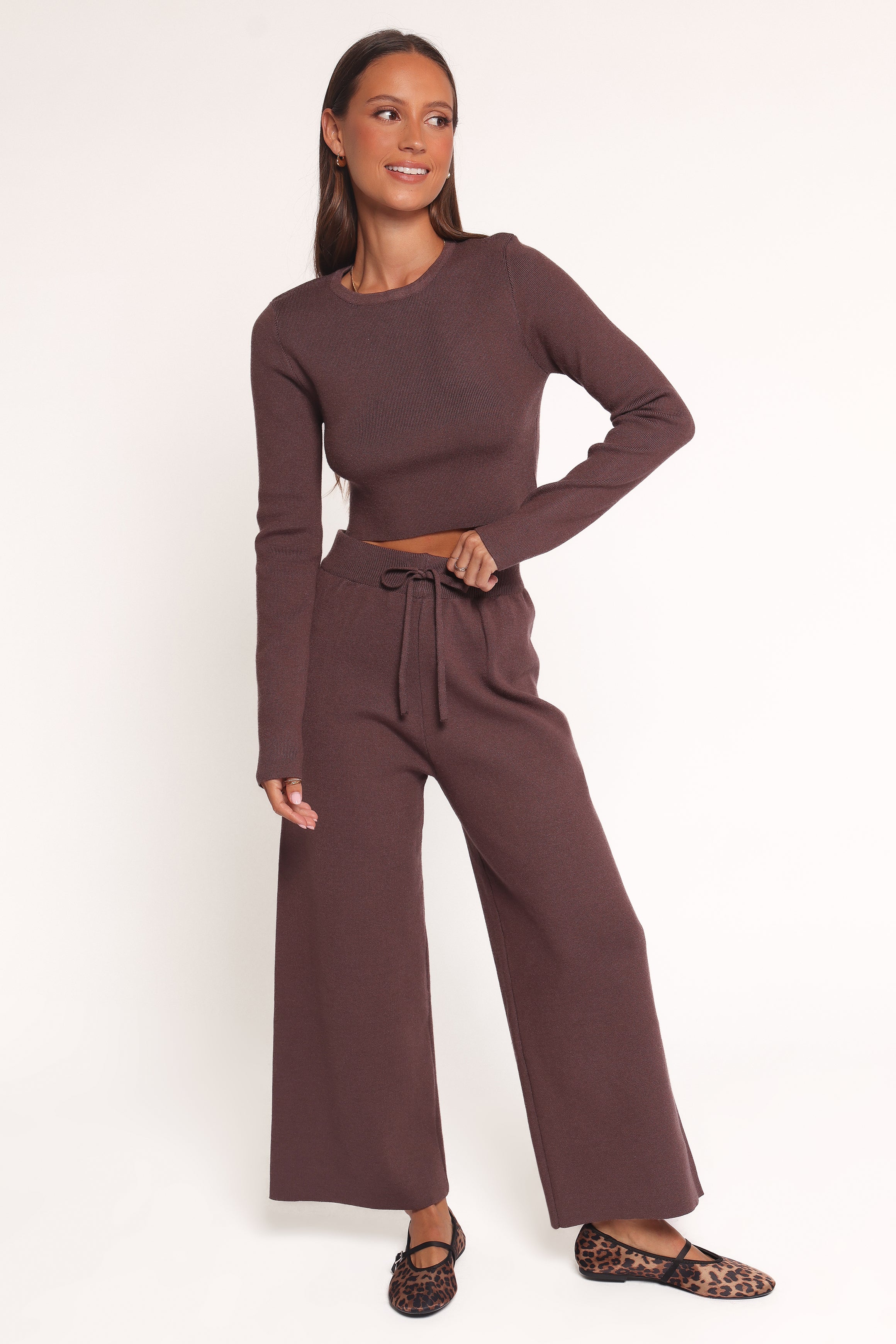SETS Ayers Long Sleeve Set - Chocolate Brown