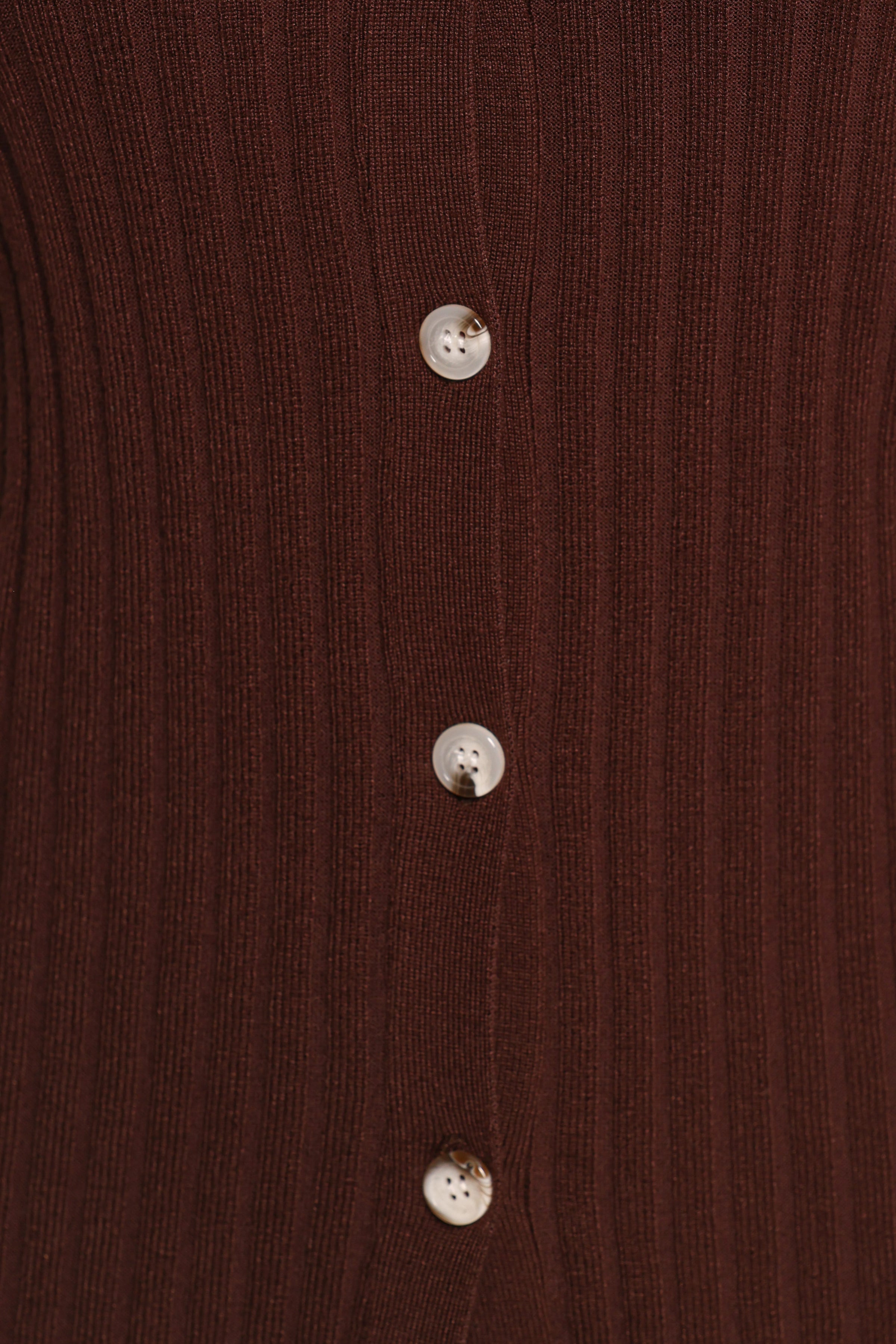 SETS Aylia Ribbed Knit Set - Chocolate