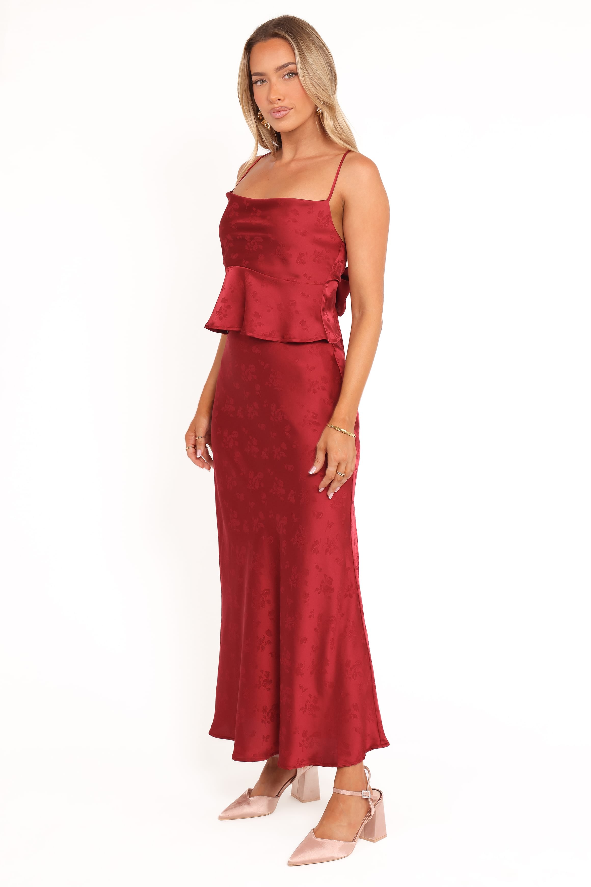 SETS Belle Two Piece Set - Burgundy