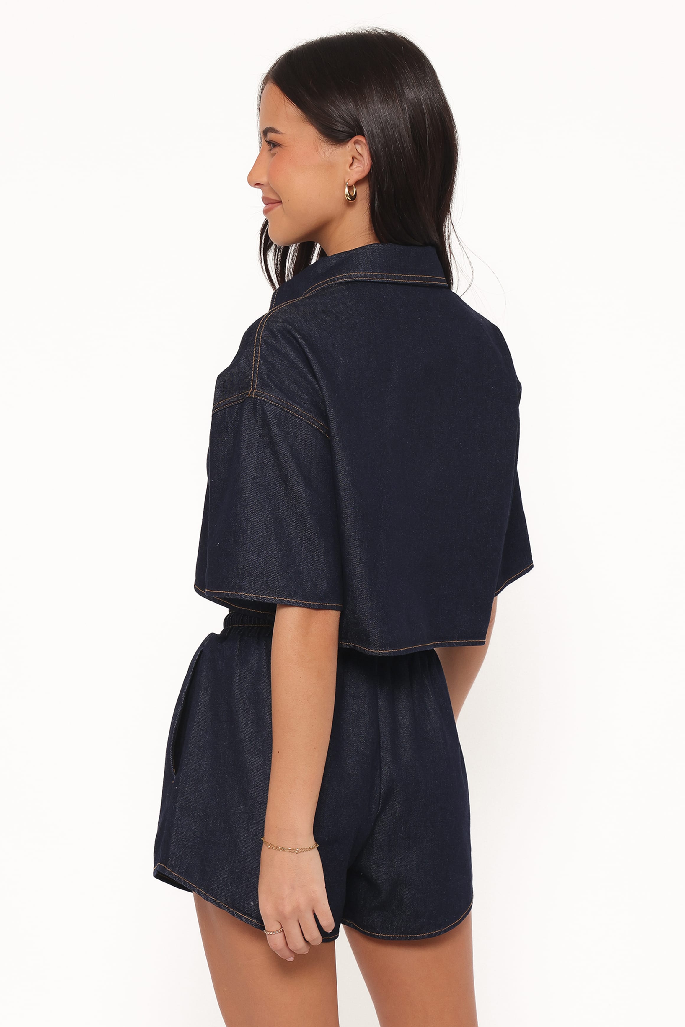 SETS Bels Denim Short Set - Indigo