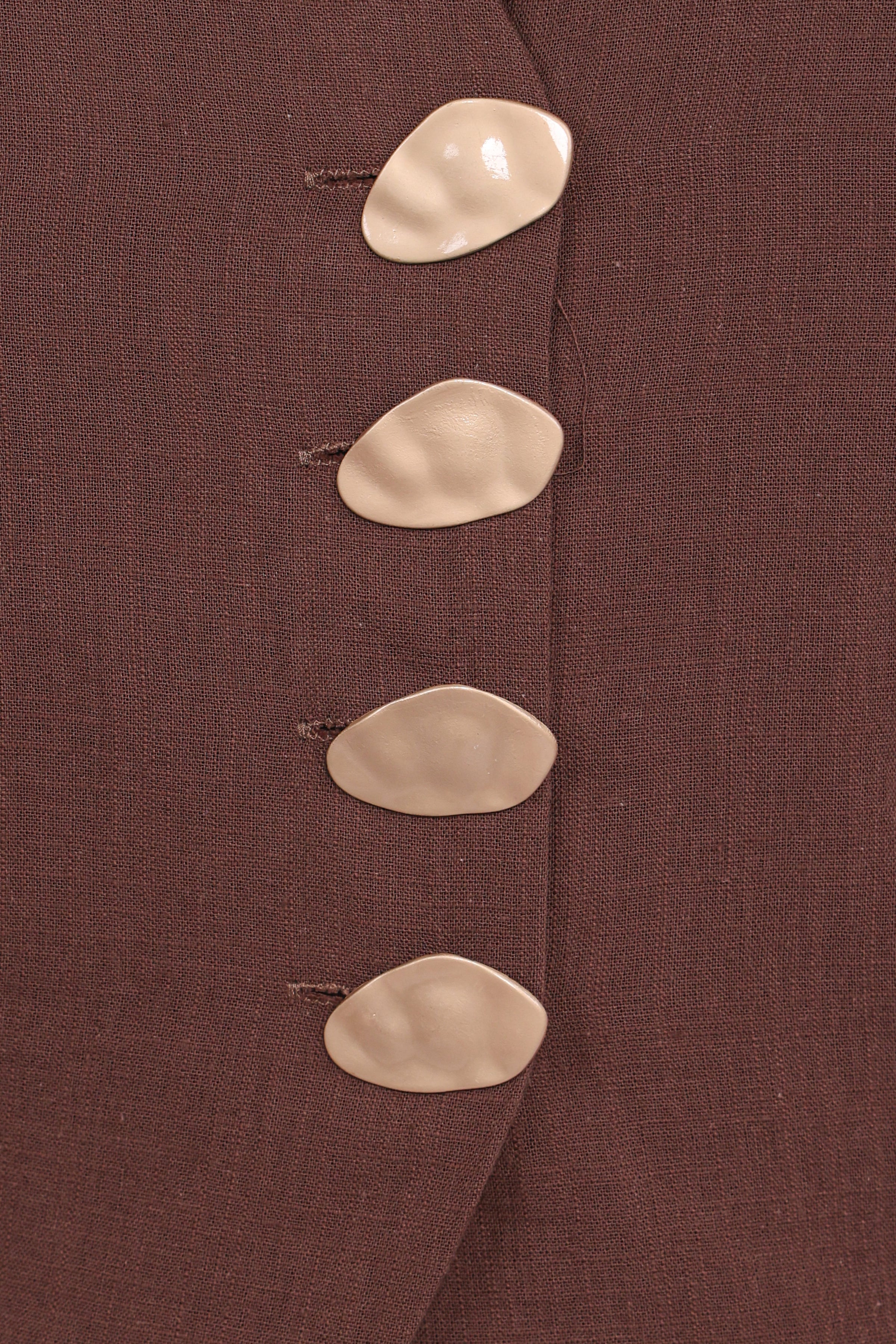 SETS Bethany Satin Pant Set - Brown