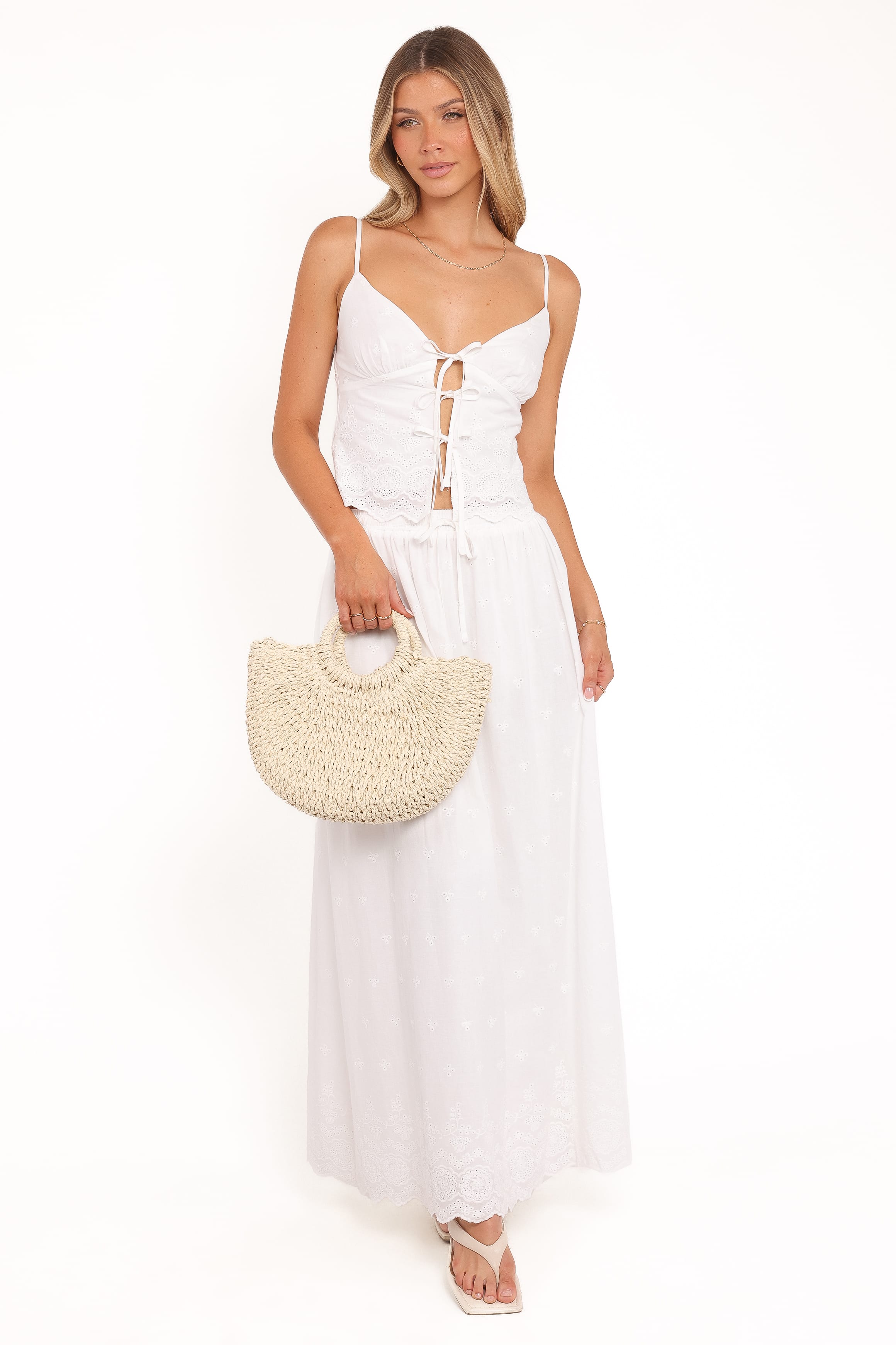 SETS Blaire Skirt Set - White