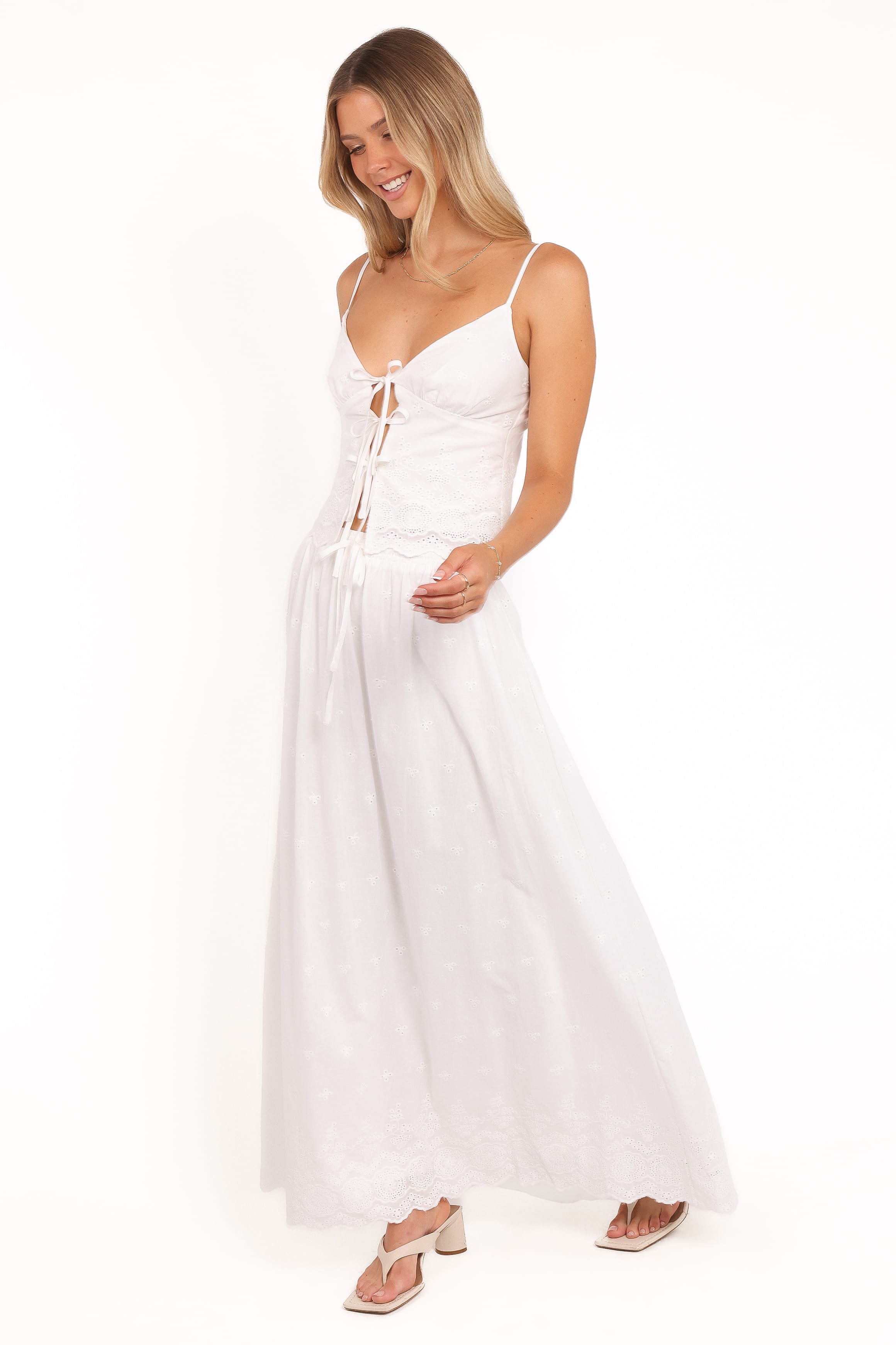 SETS Blaire Skirt Set - White