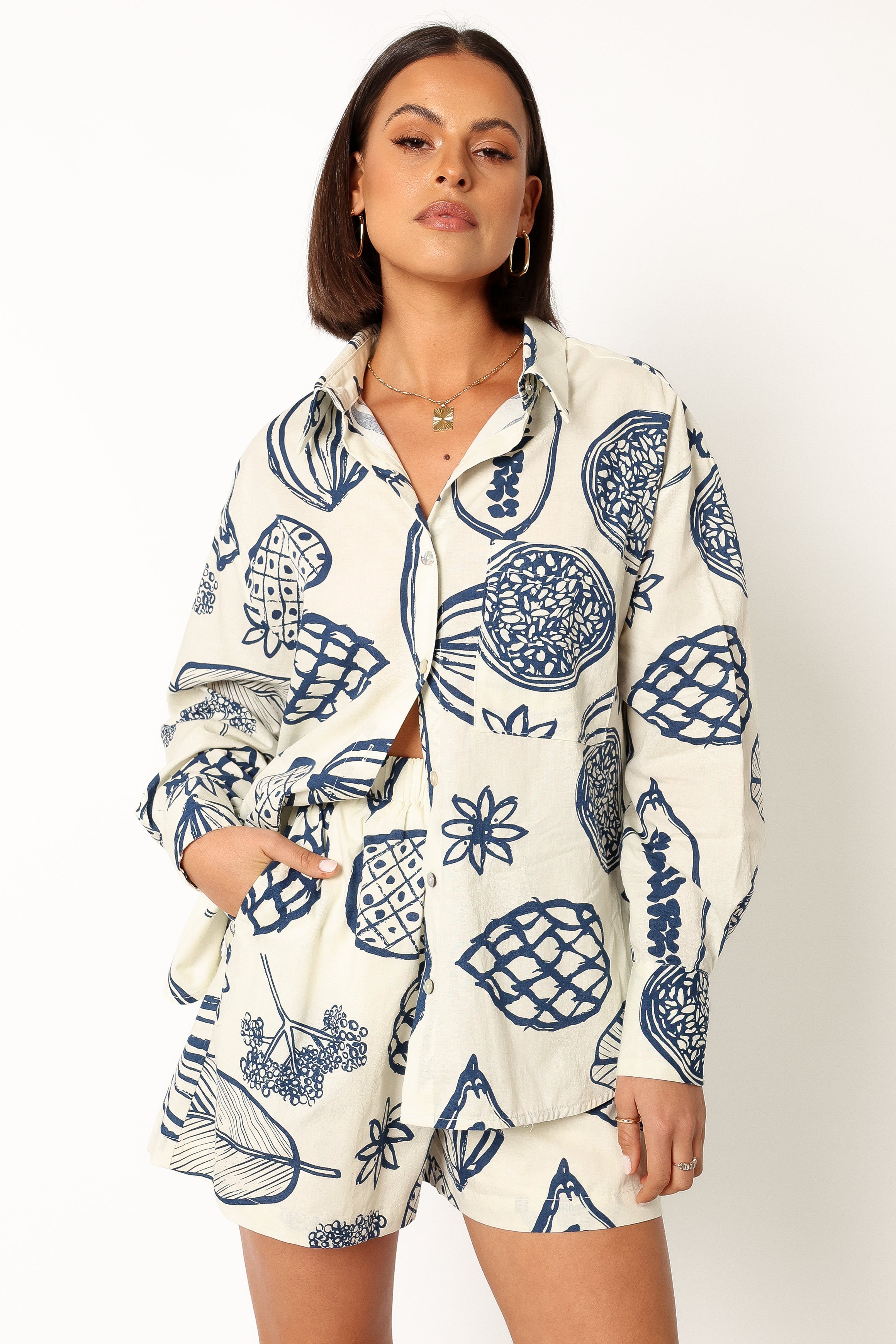 SETS @Bonnie Two Piece Set - Navy