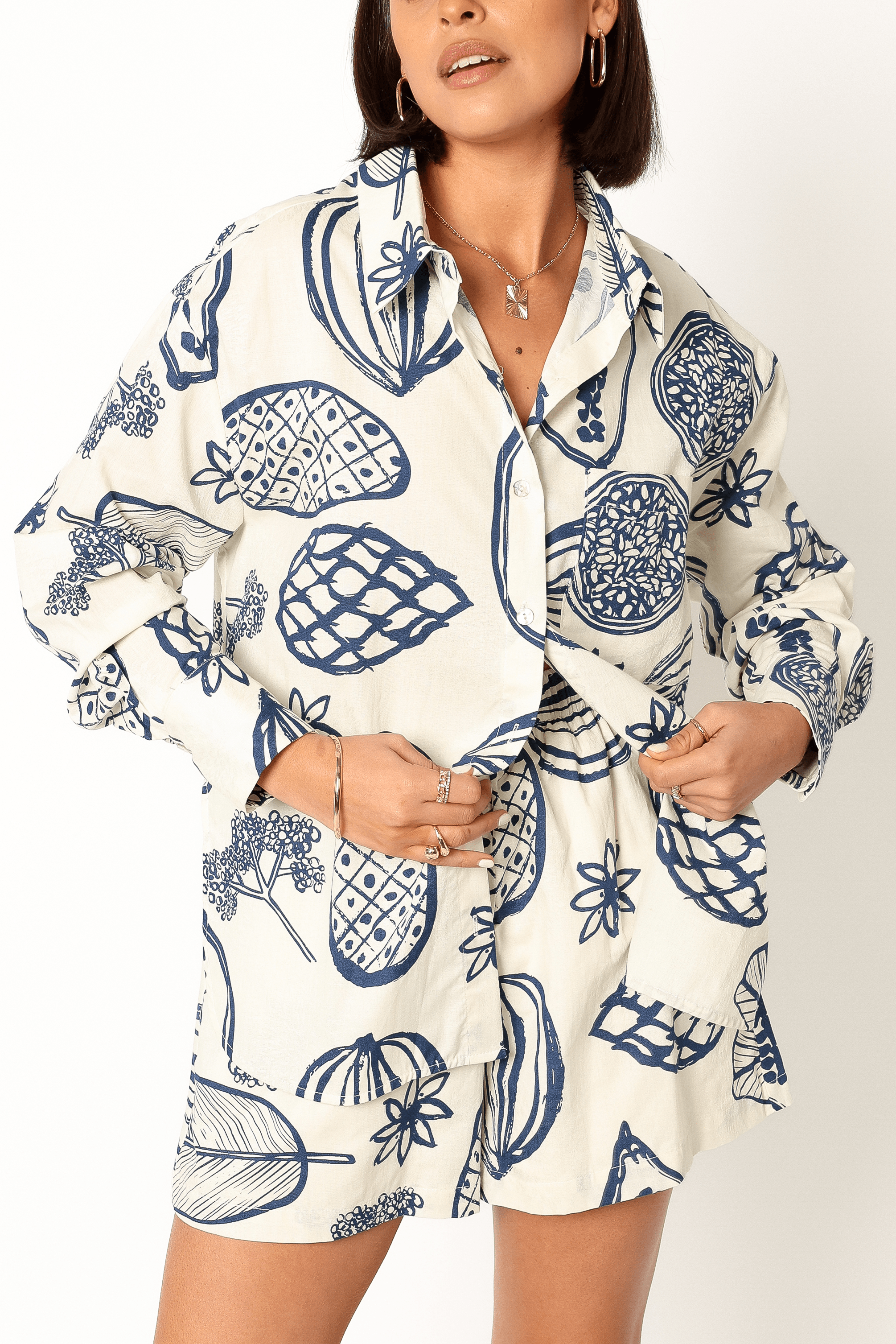 SETS @Bonnie Two Piece Set - Navy