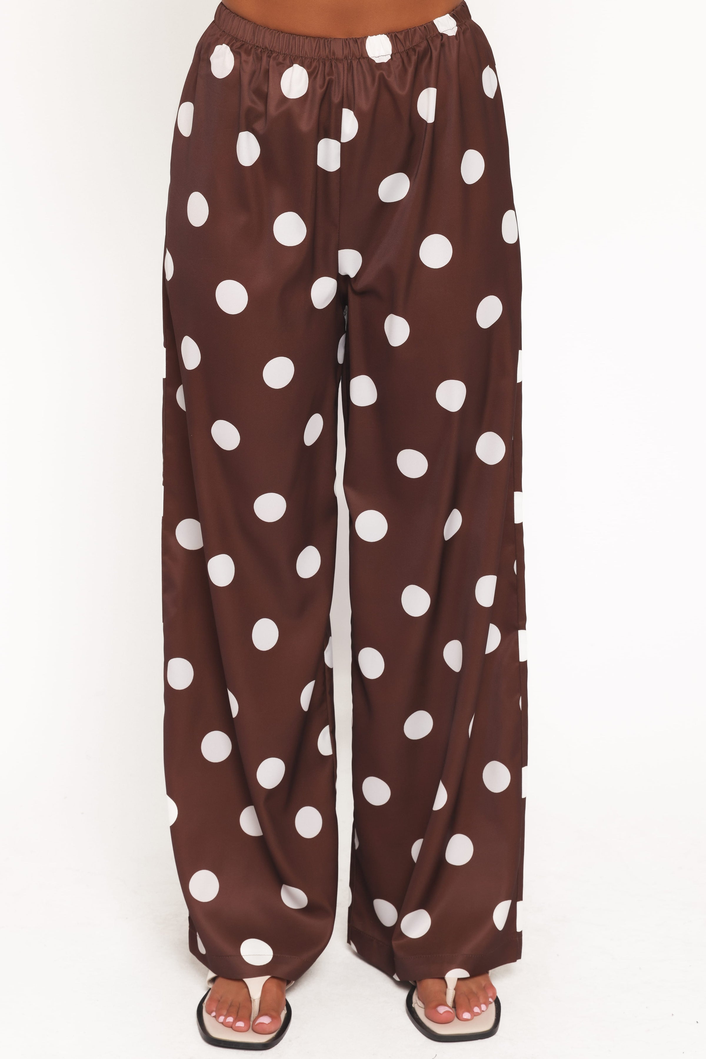 SETS Brielle Polka Dot Set - Brown Polka Dot
