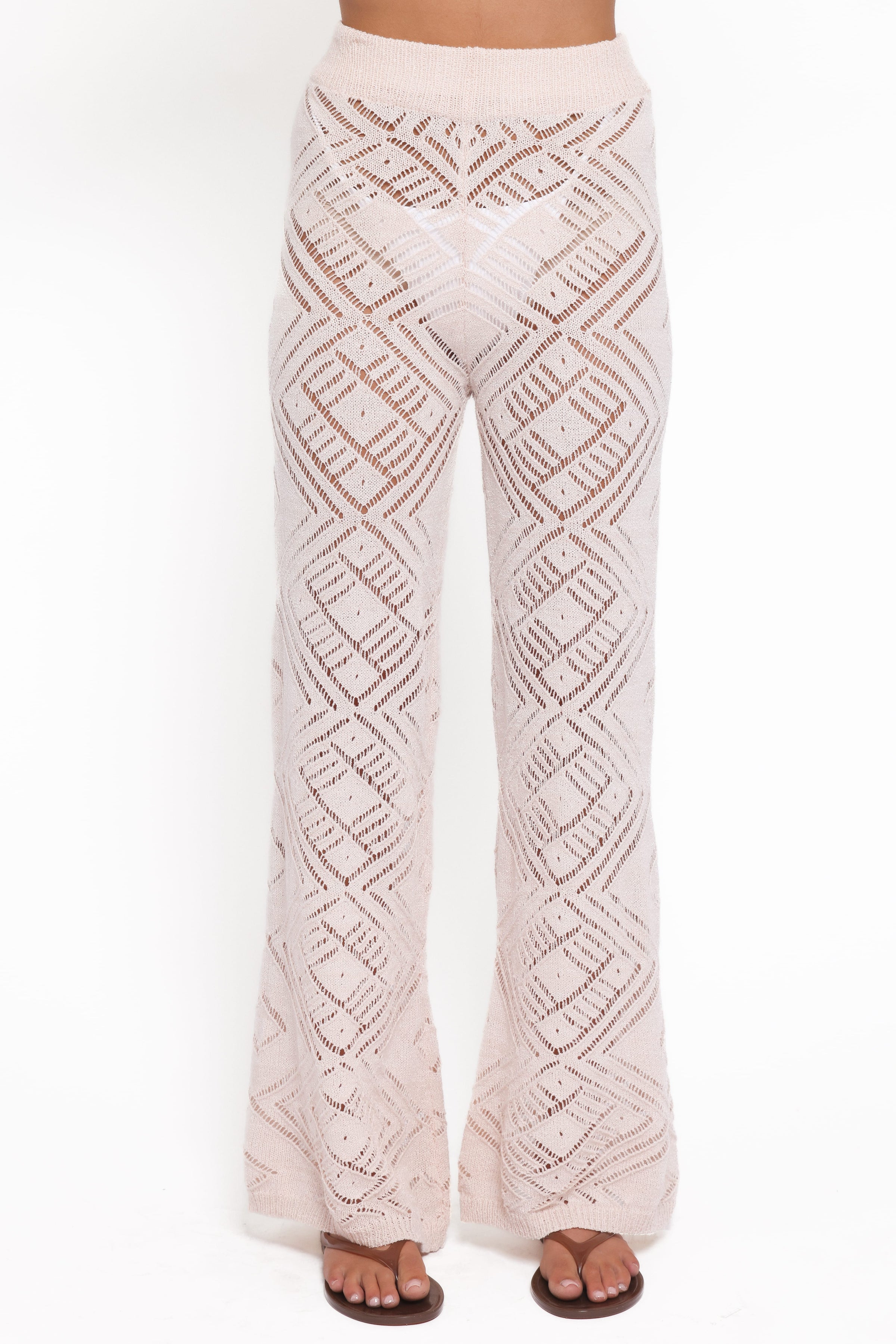SETS Briony Knit Pant Set - Cream