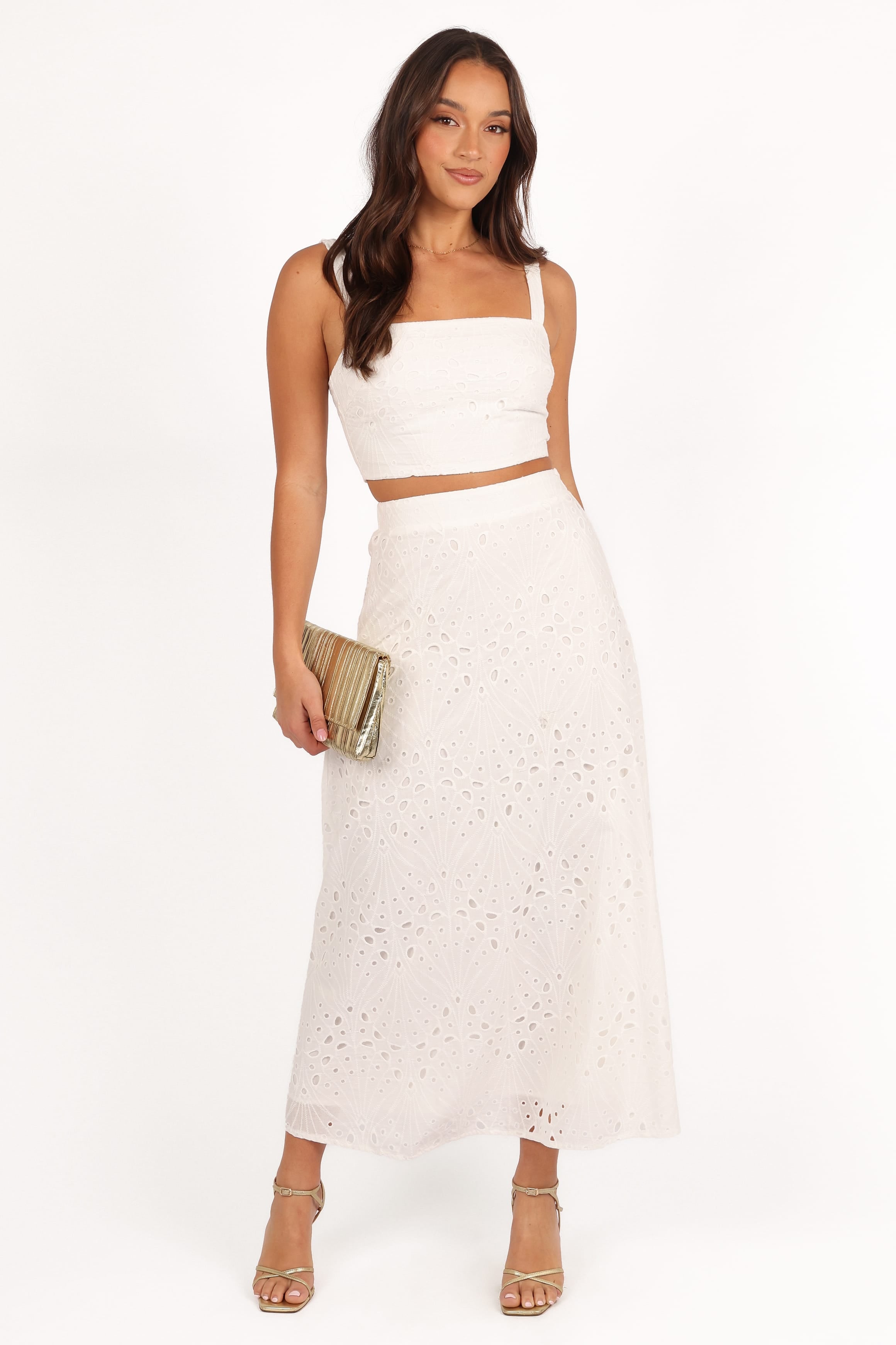 SETS Camellia Two Piece Set - White