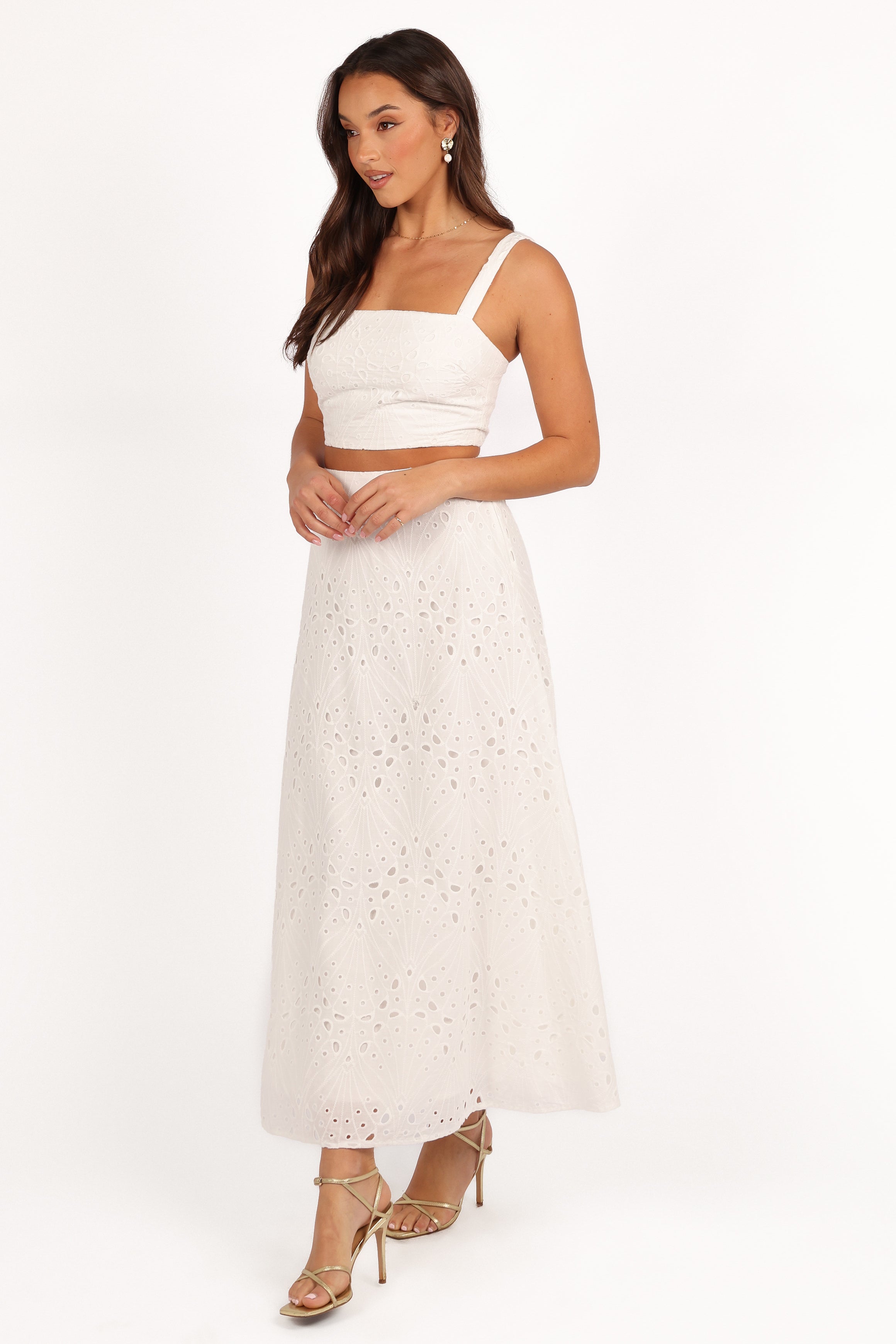 SETS Camellia Two Piece Set - White
