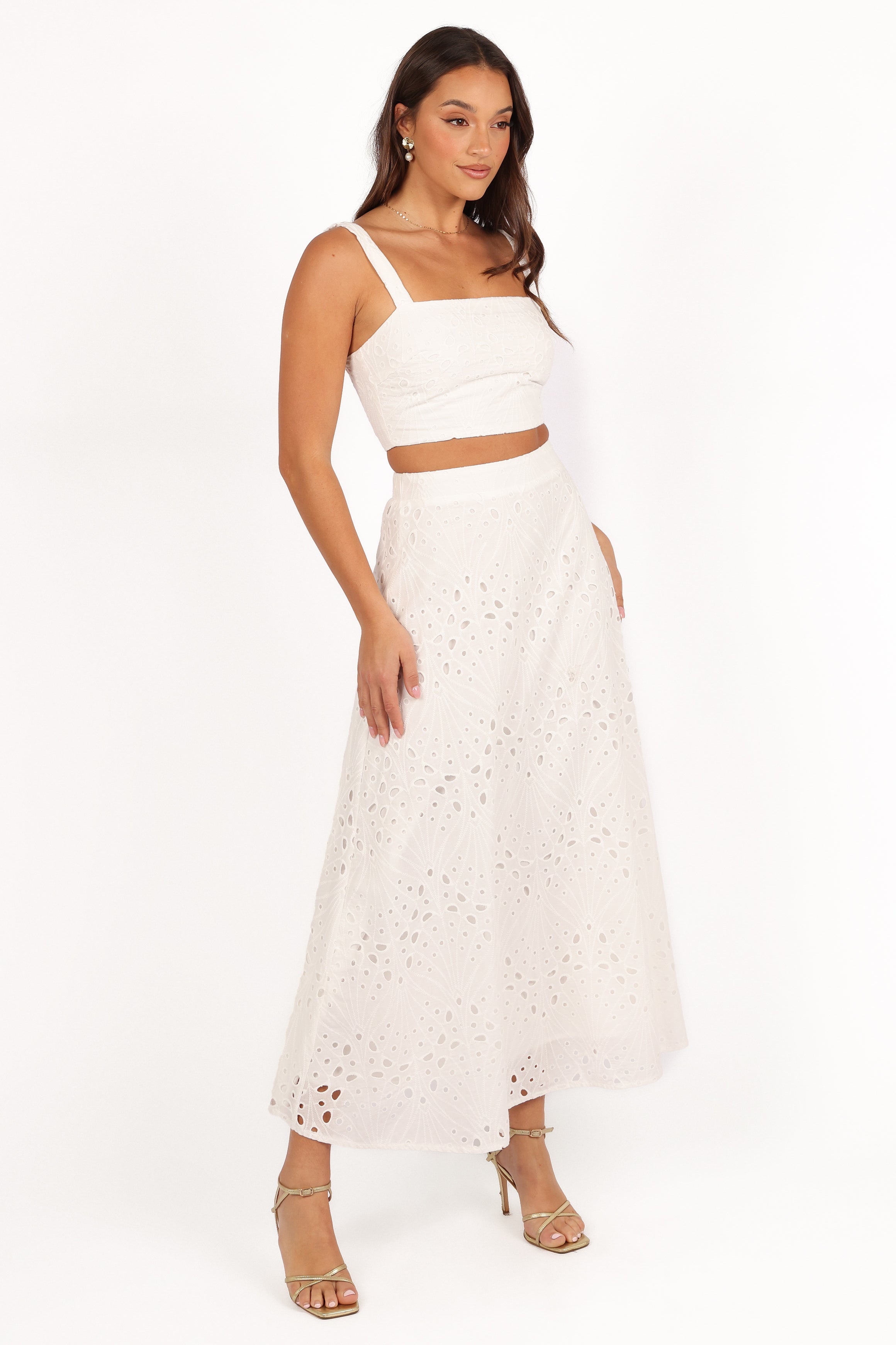 SETS Camellia Two Piece Set - White