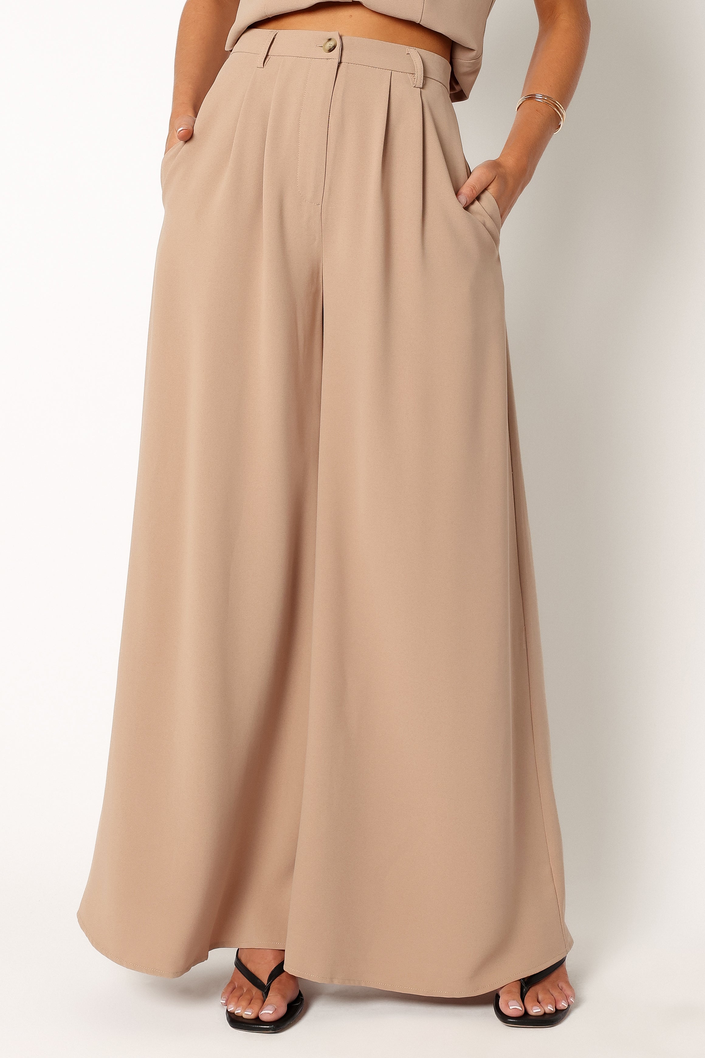 SETS @Camille Two Piece Set - Beige