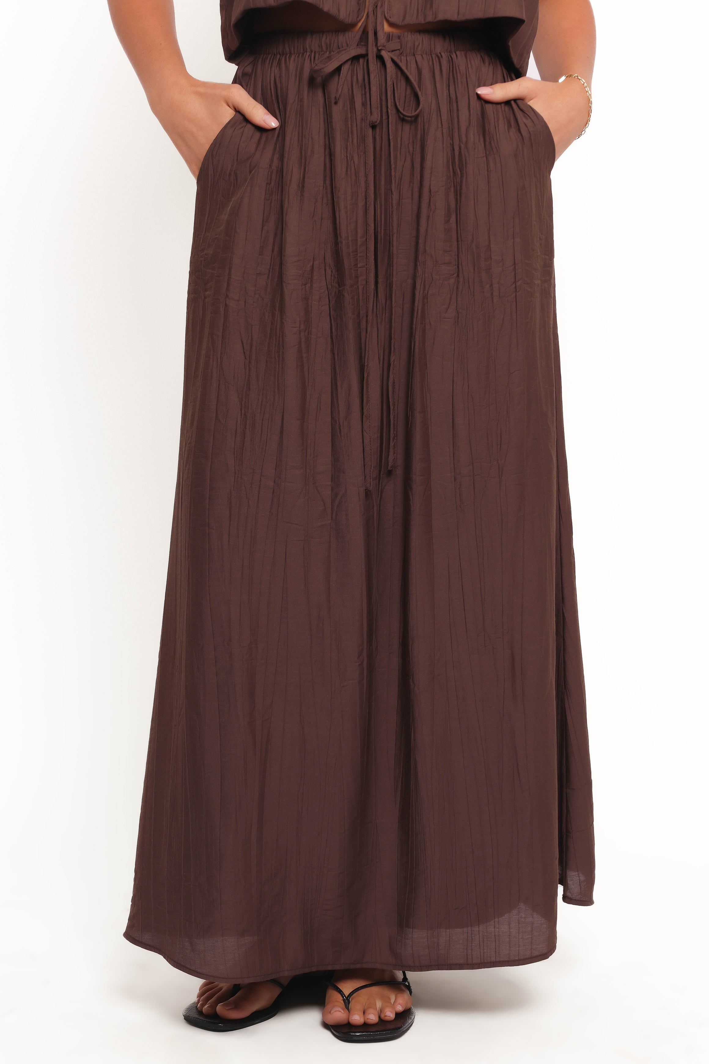 SETS Captie Skirt Set - Chocolate Brown