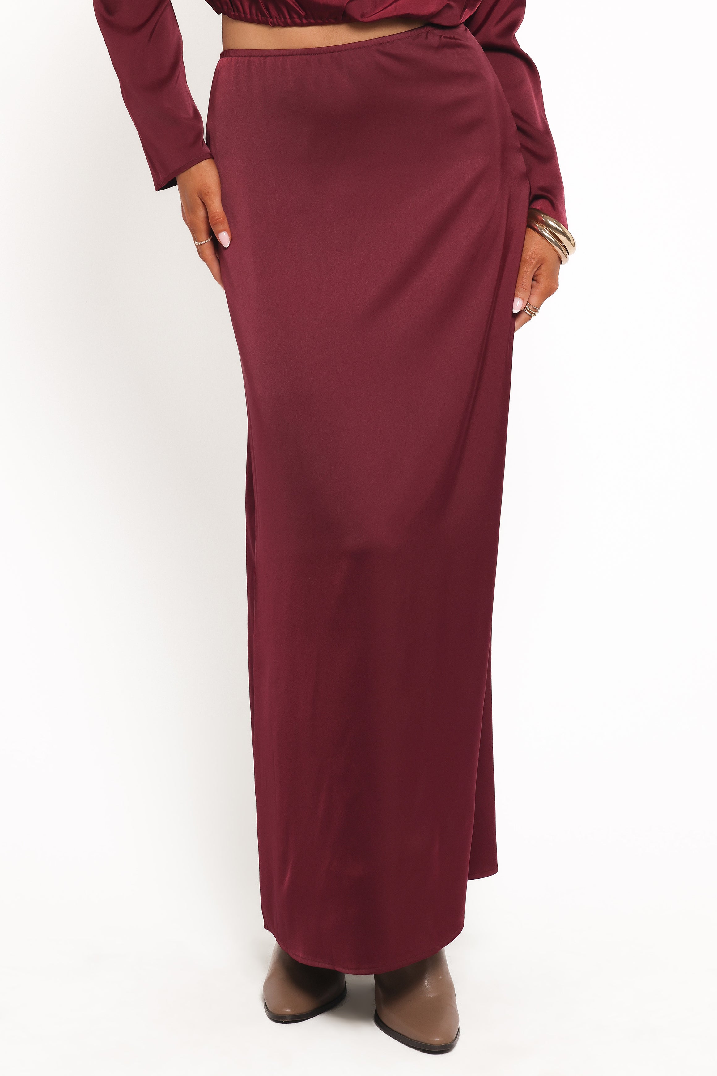 SETS Catherine Skirt Set - Burgundy