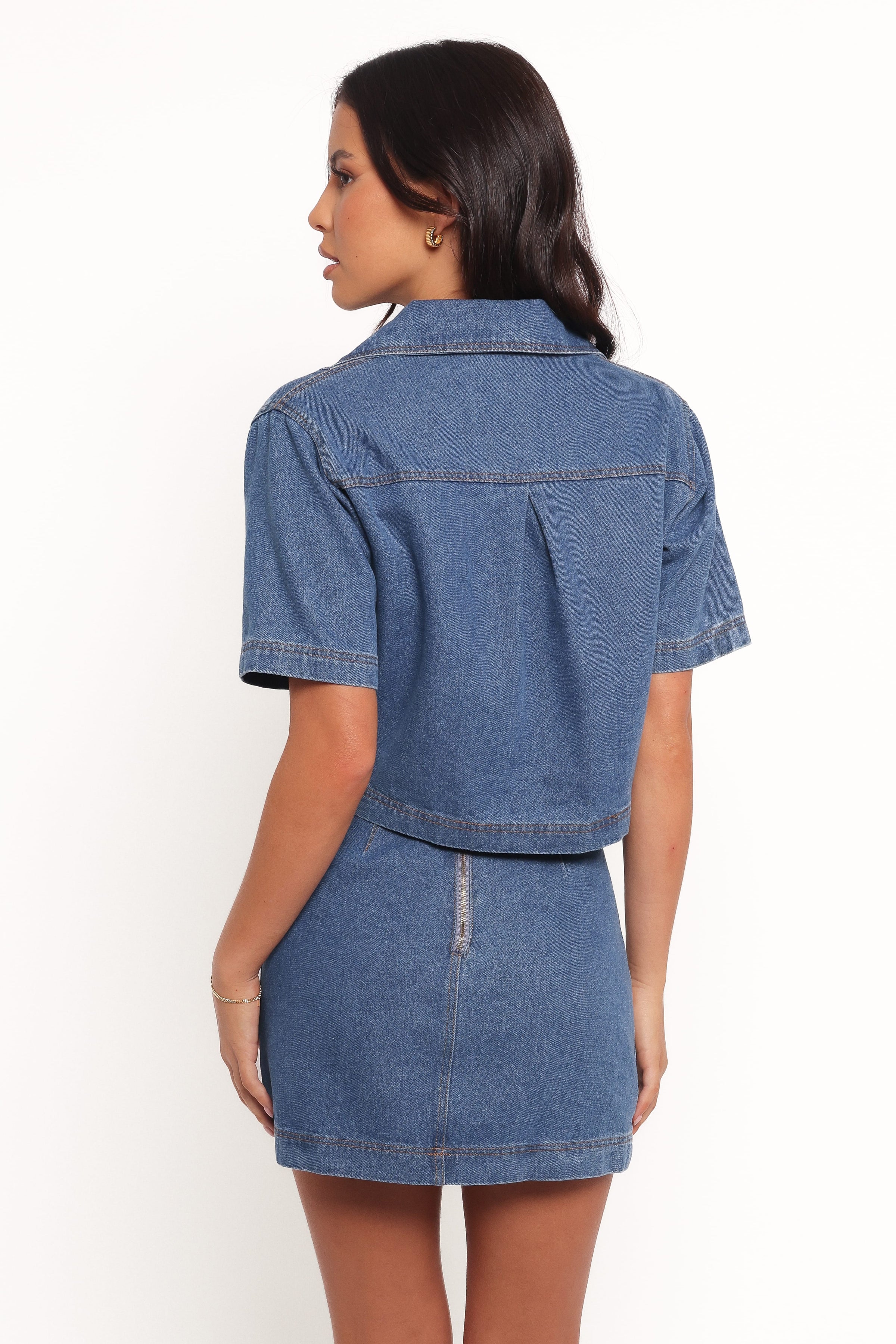 SETS Cera Two Piece Set - Medium Denim
