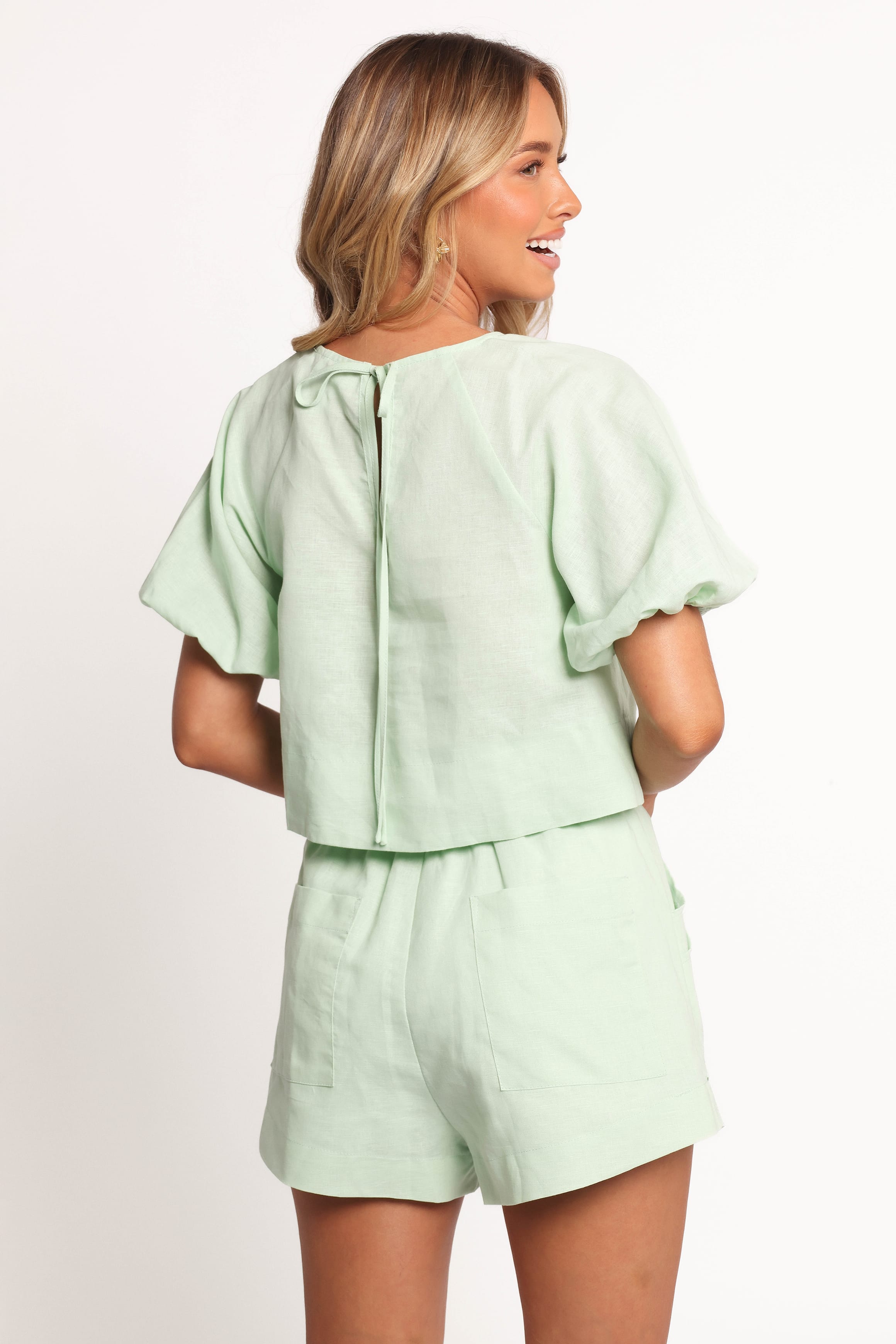 SETS Chelsey Linen Set - Sage