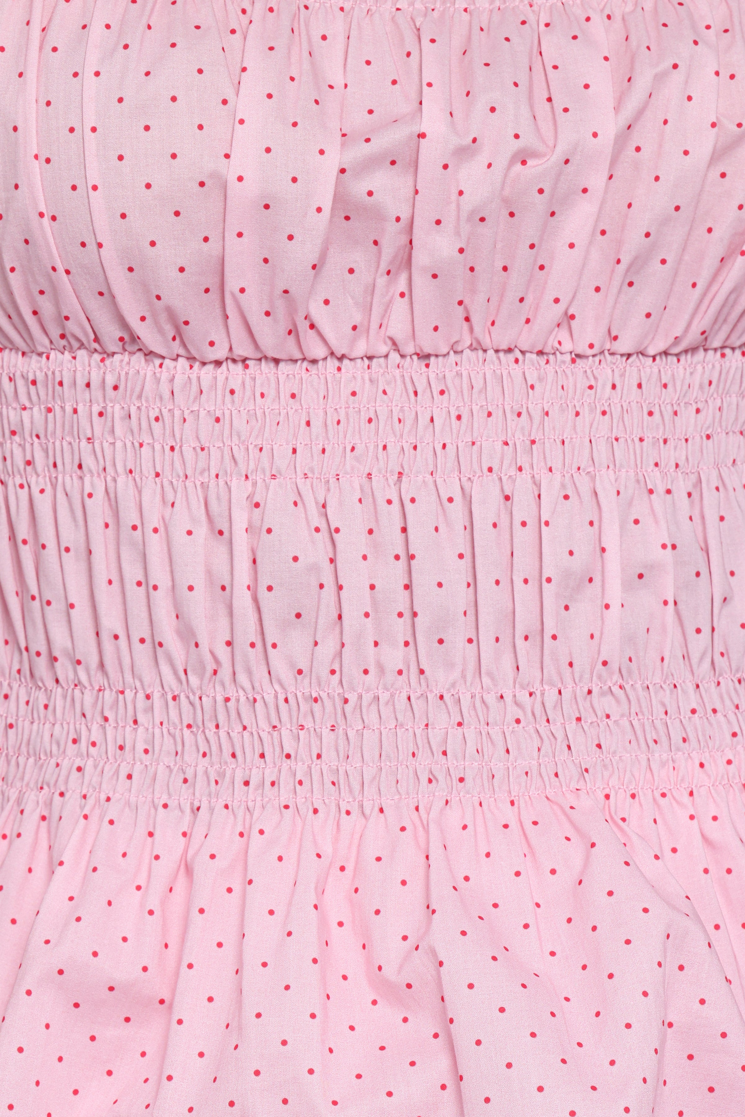 SETS Daisy Skirt Set - Pink Polka Dot