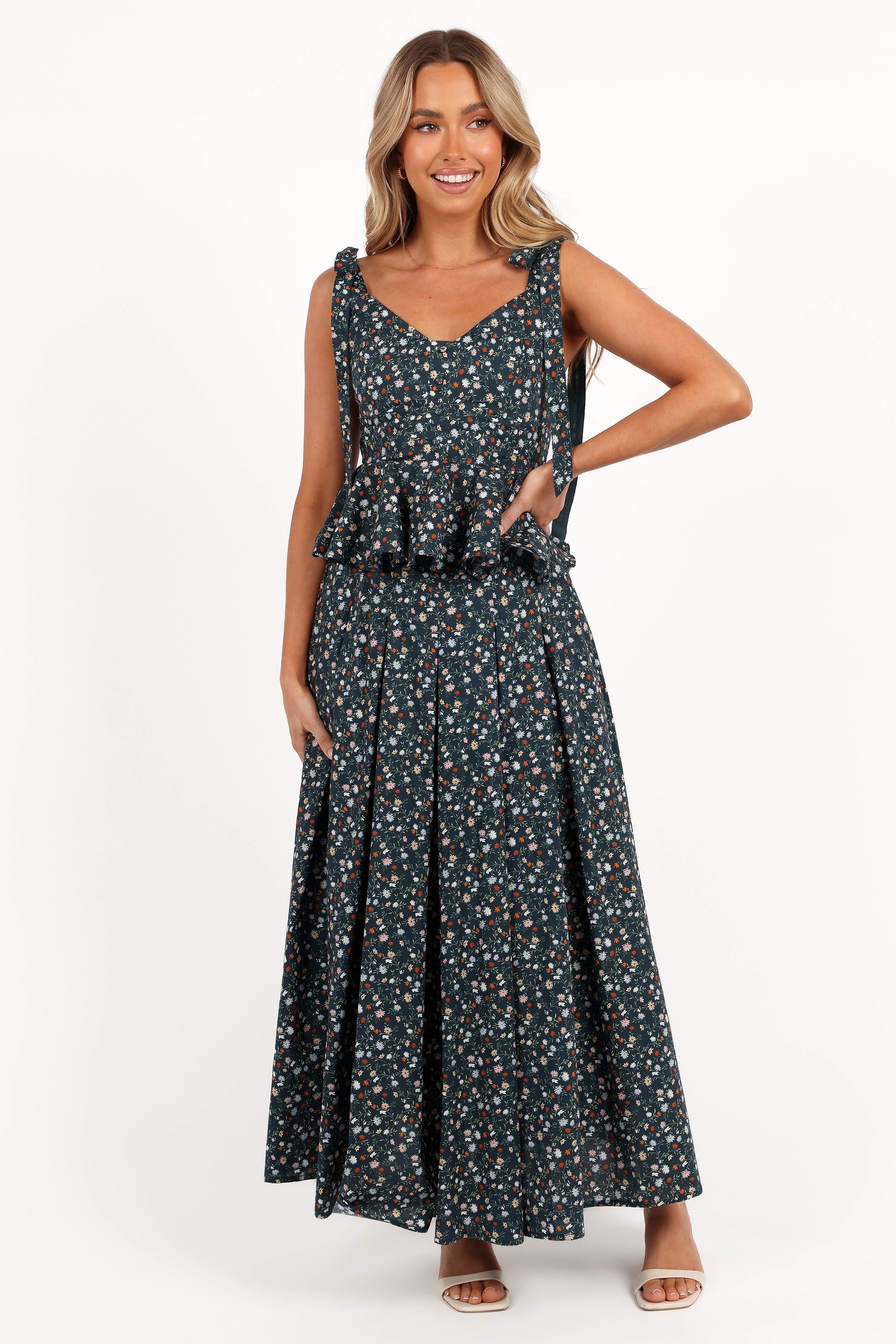 SETS Eden Two Piece Set - Hunter Green