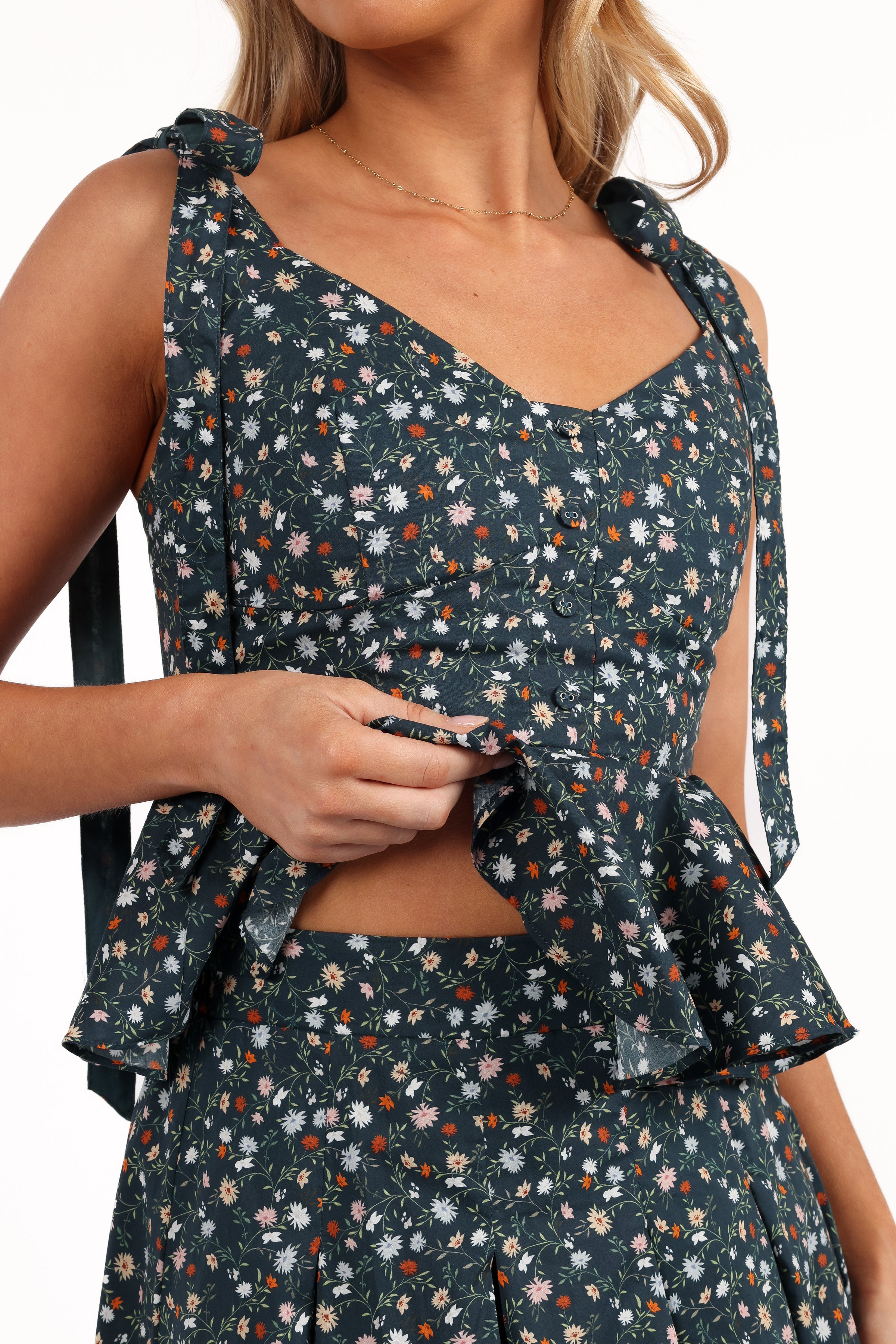 SETS Eden Two Piece Set - Hunter Green