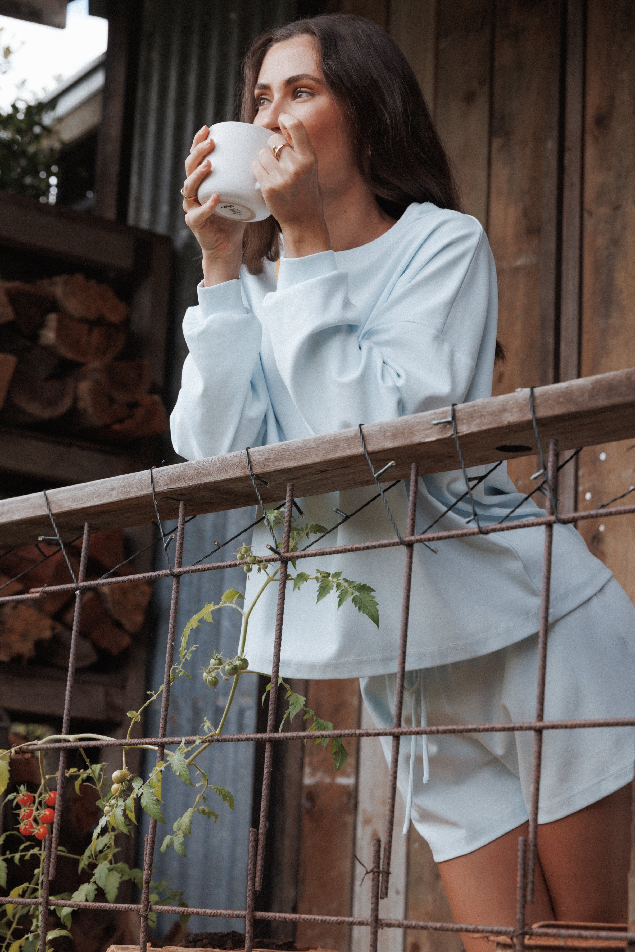 SETS Eliza Short Set - Ice Blue