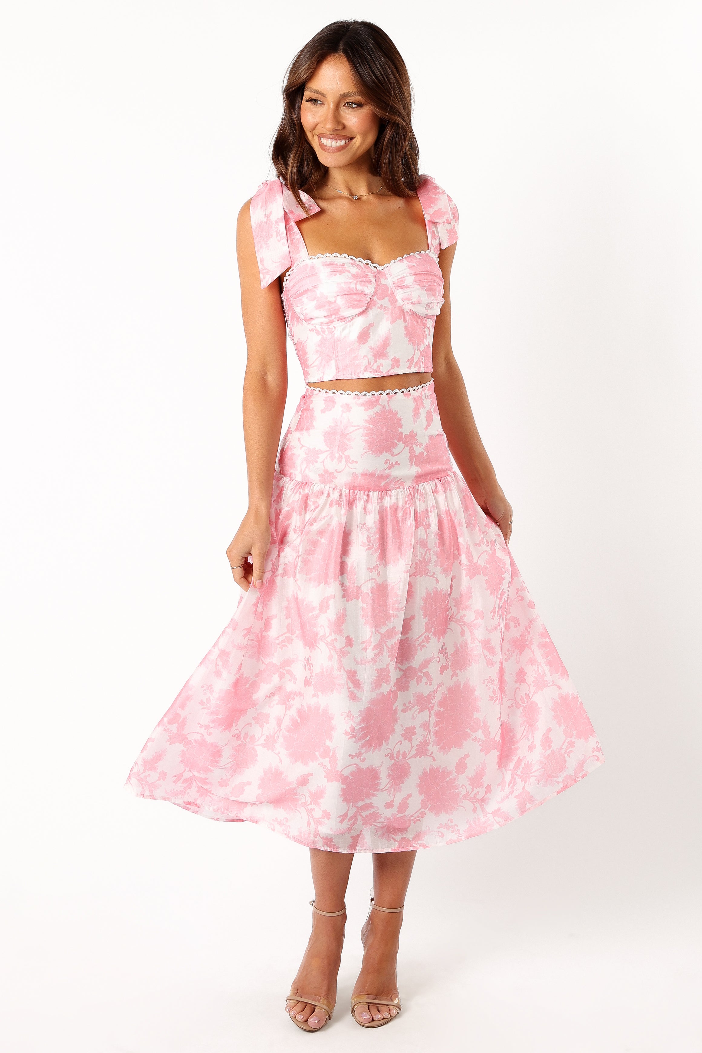 SETS @Elle Two Piece Set - Pink Floral