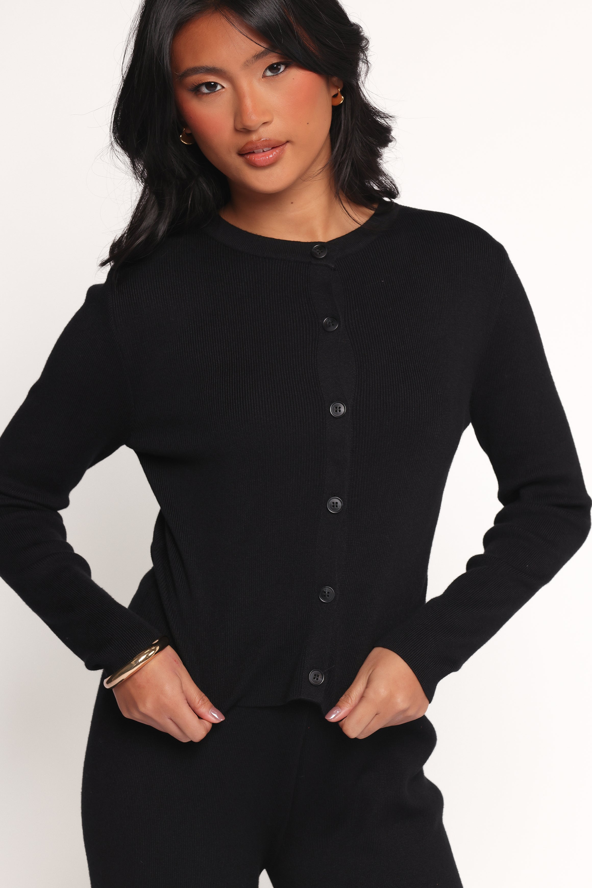 SETS Elliot Knitted Pant Set - Black