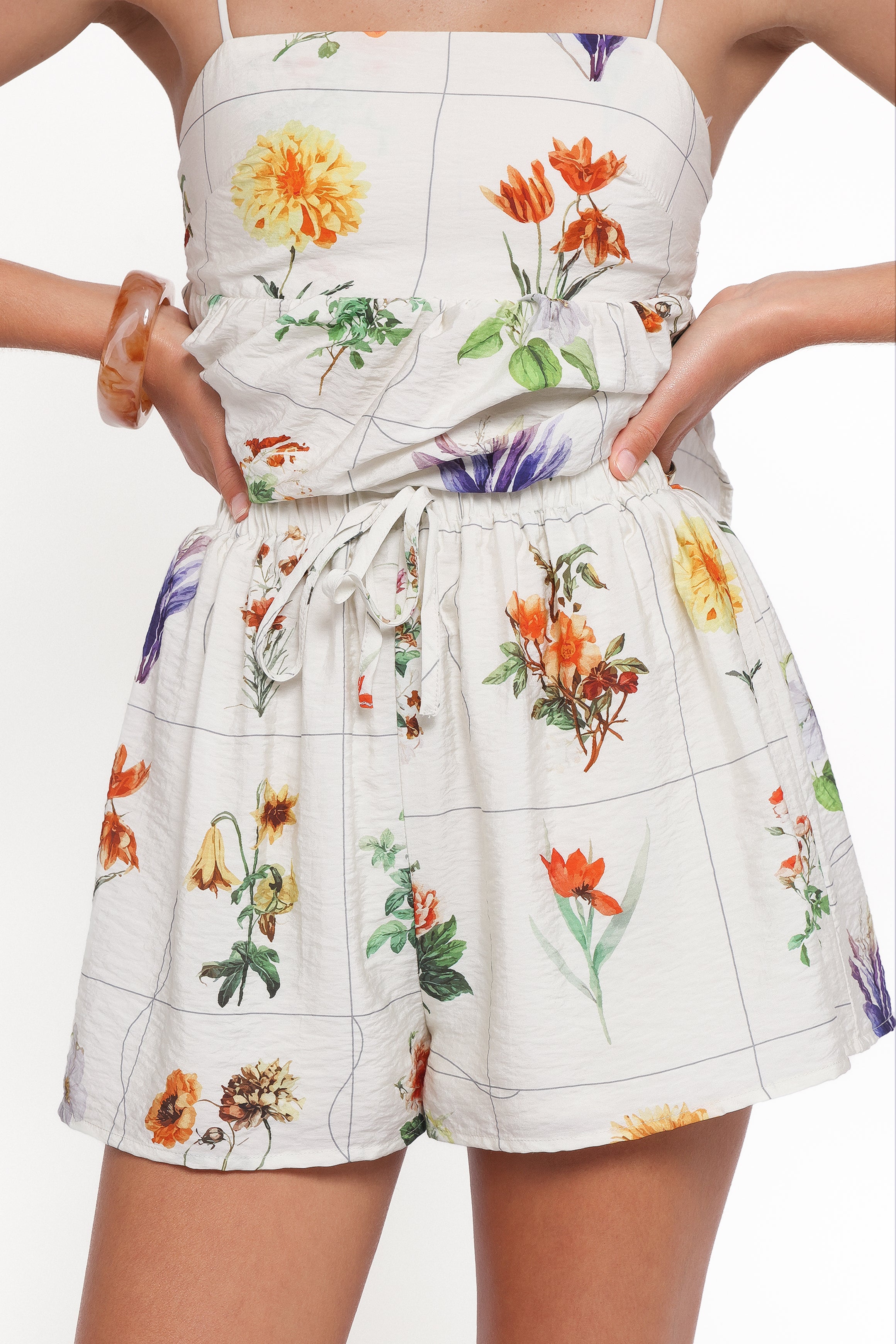 SETS Emilie Short Set - Multi Flowers