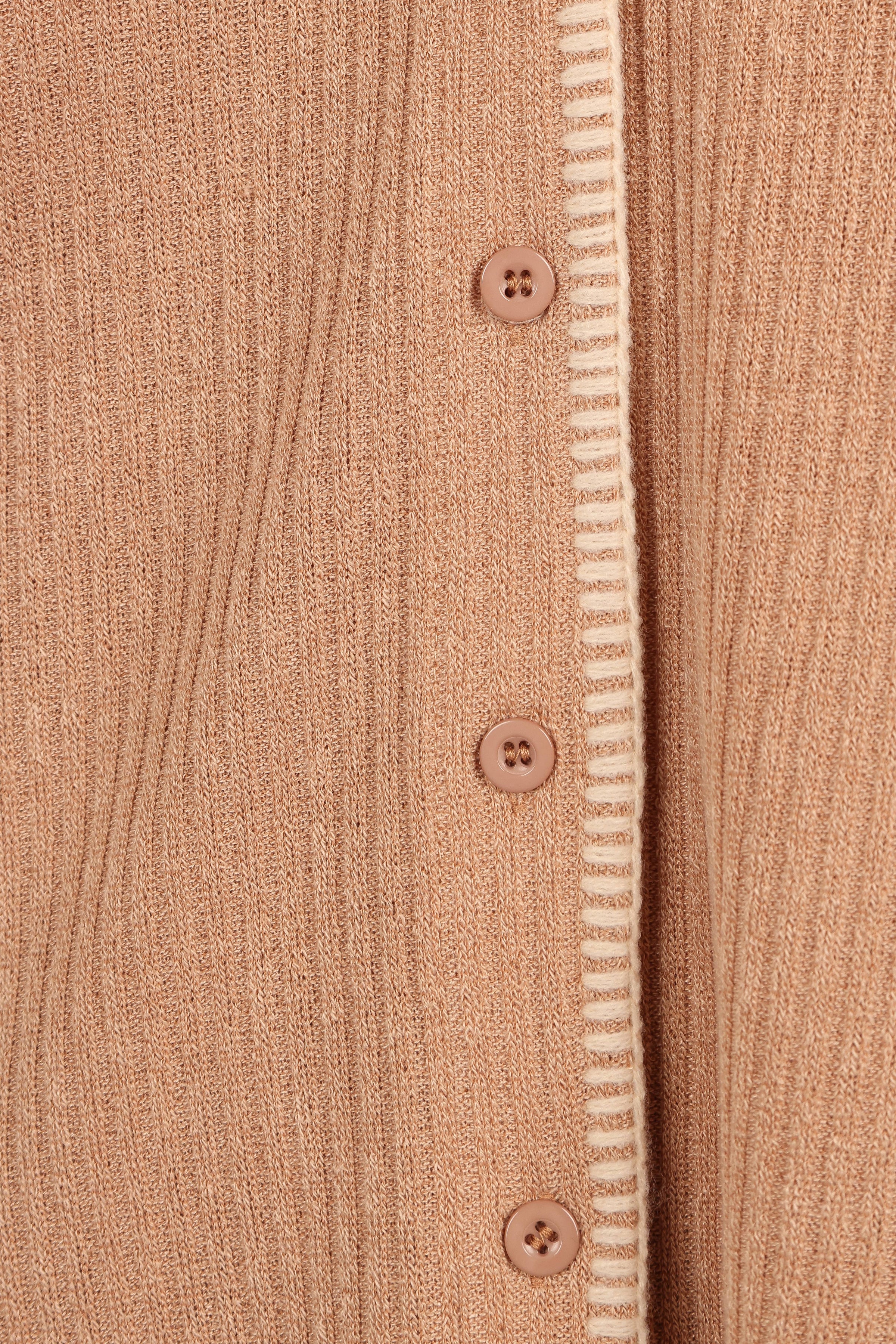 SETS Essen Knit Short Set - Mocha Cream
