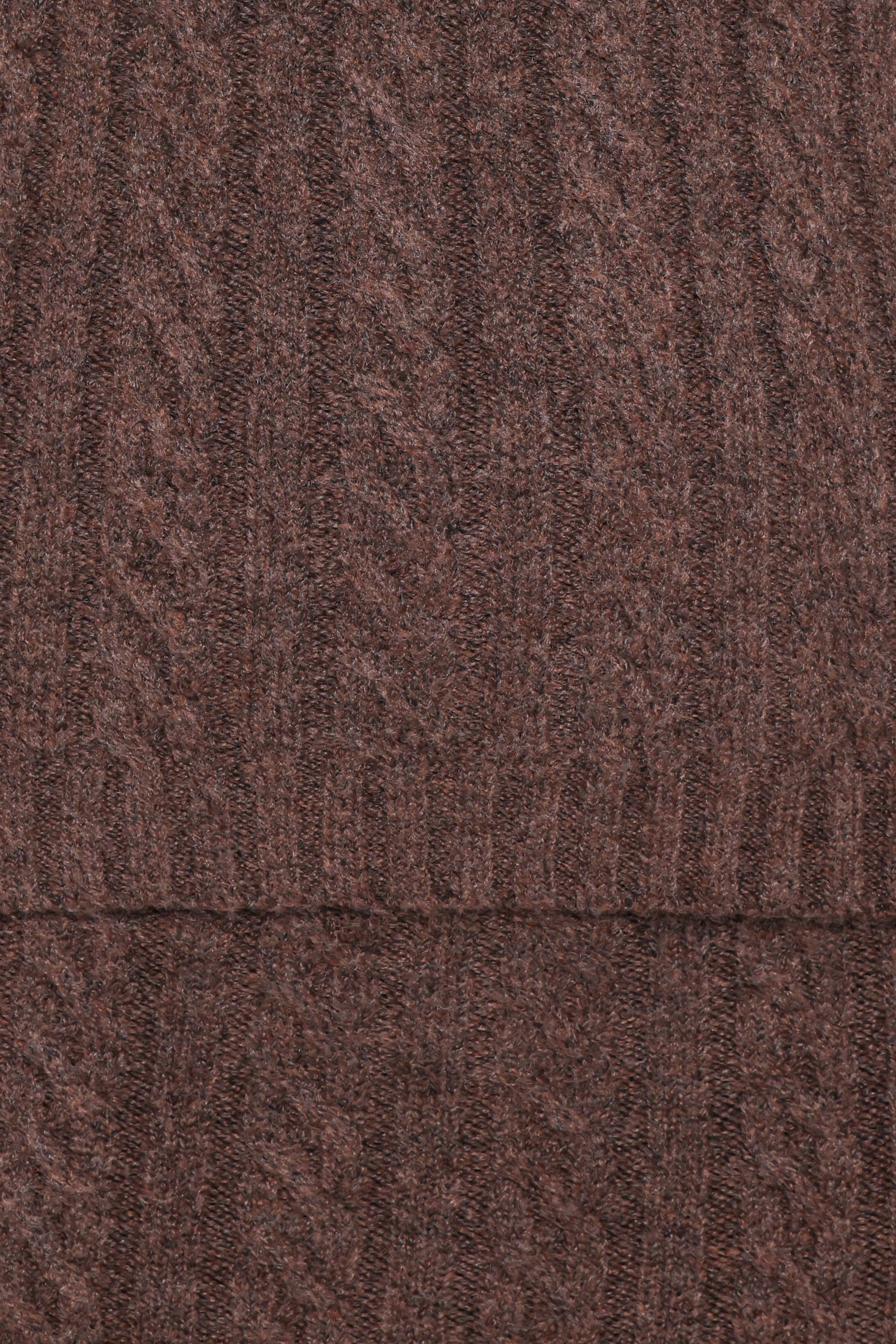 SETS Everett Cable Knit Skirt Set - Chocolate
