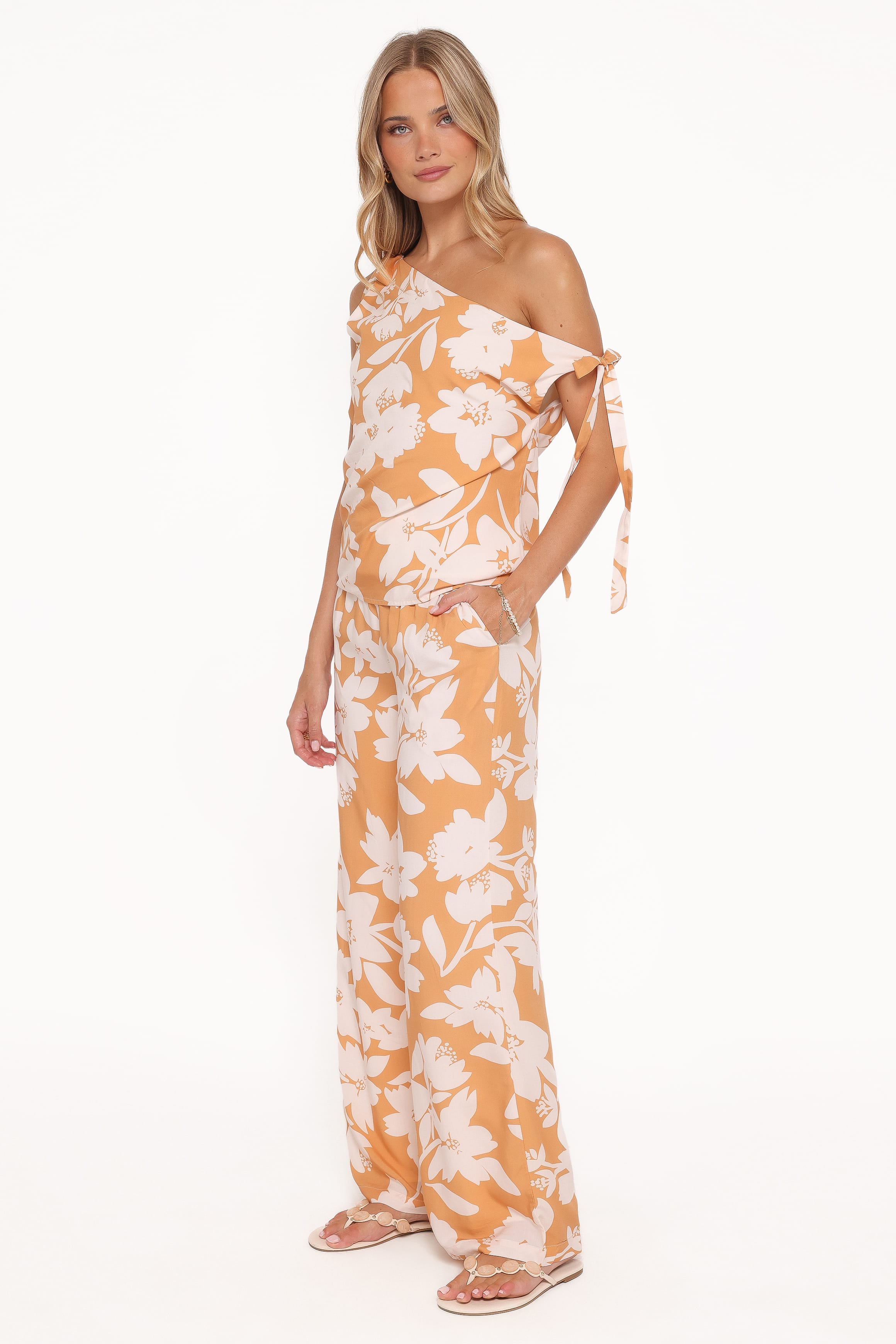 SETS Flynn Pant Set - Yellow Floral
