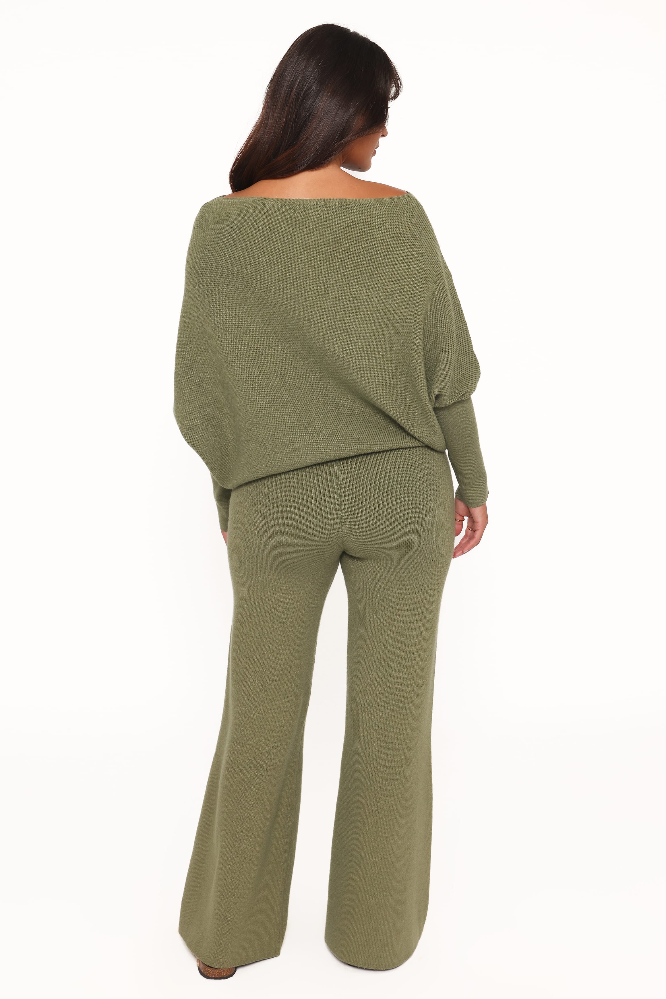 SETS Gennie Knitted Pant Set - Avocado