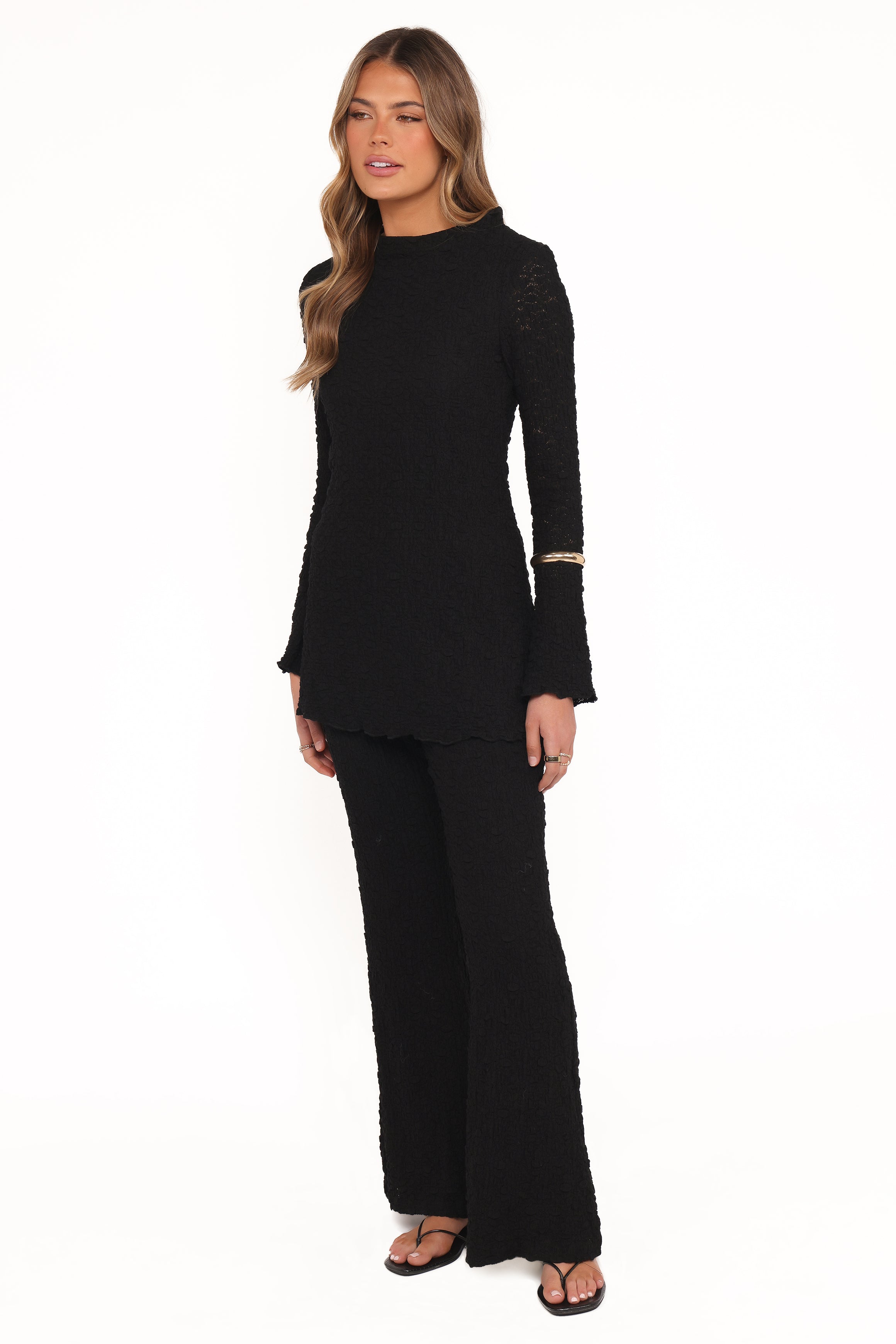 SETS Gracie Lace Pant Set - Black