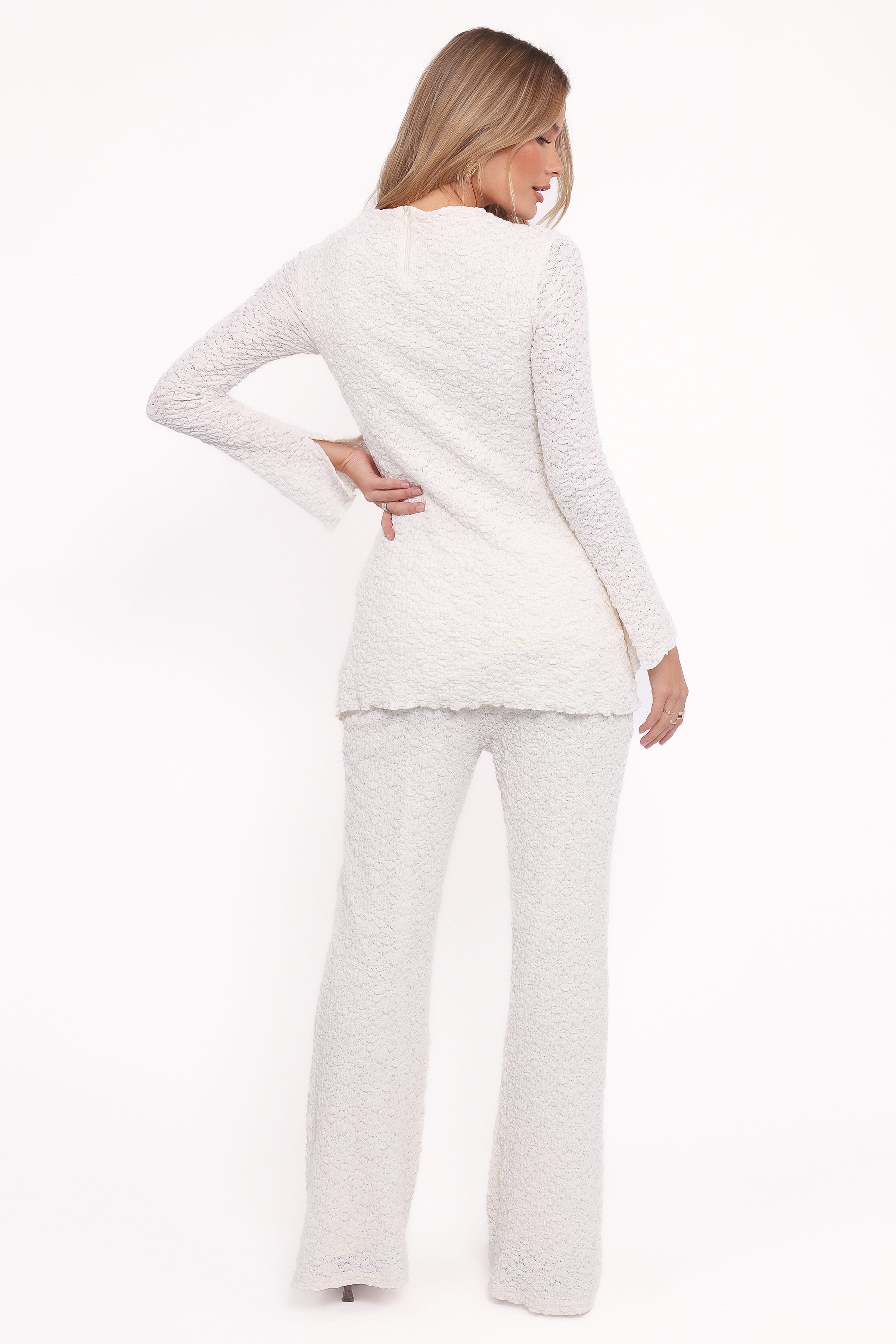 SETS Gracie Lace Pant Set - Cream