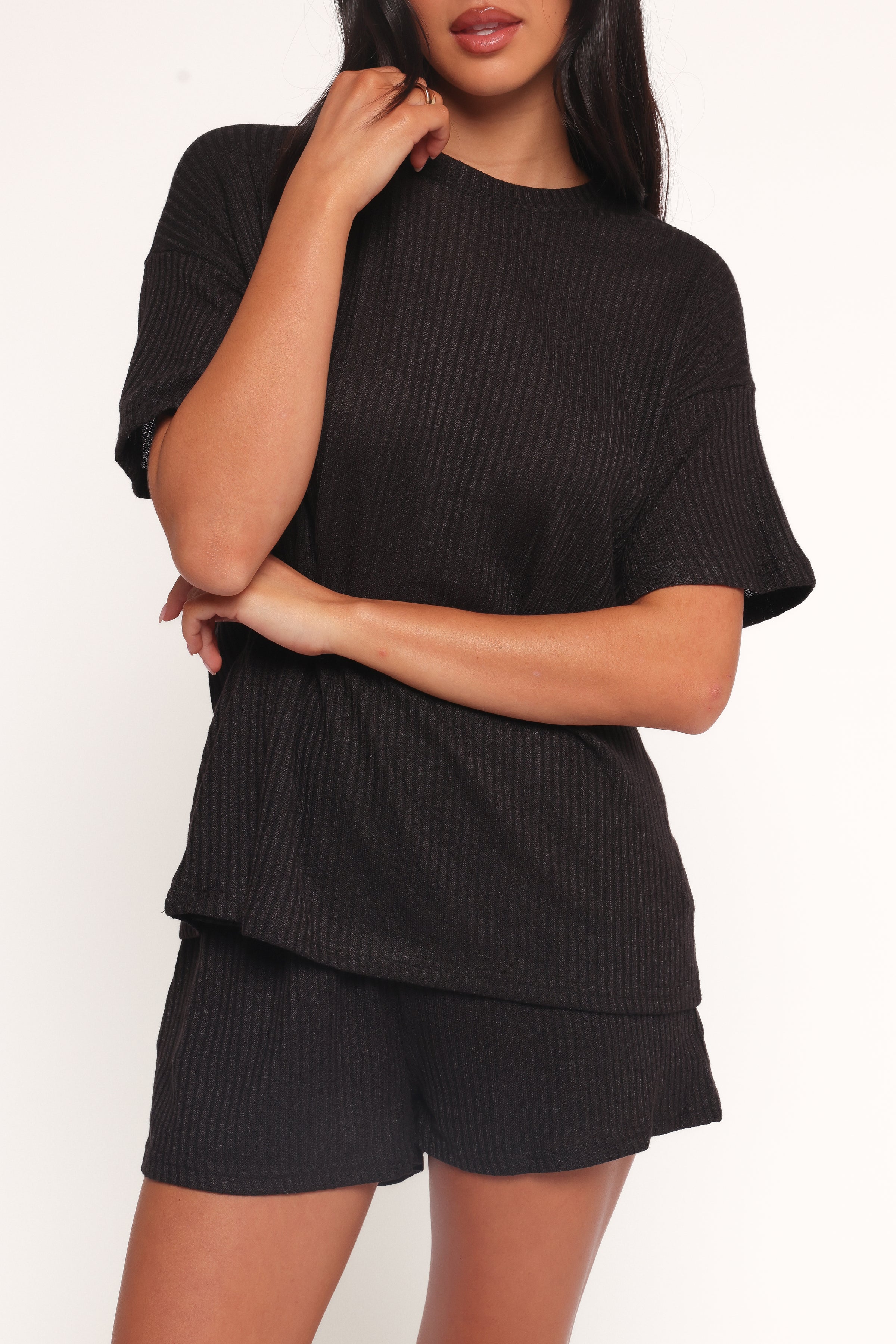 SETS Granger Knit Short Set - Black