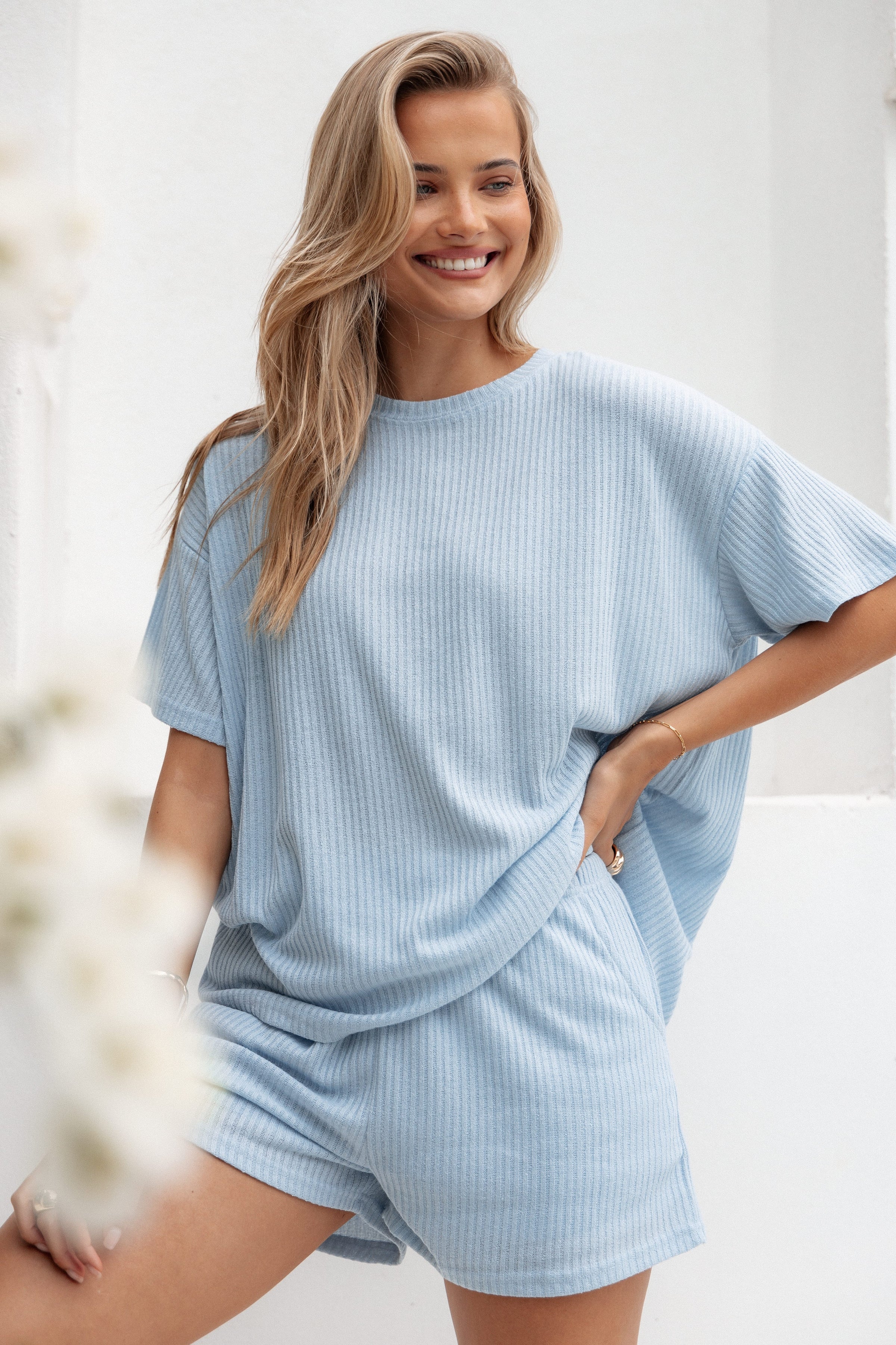 SETS Granger Knit Short Set - Blue